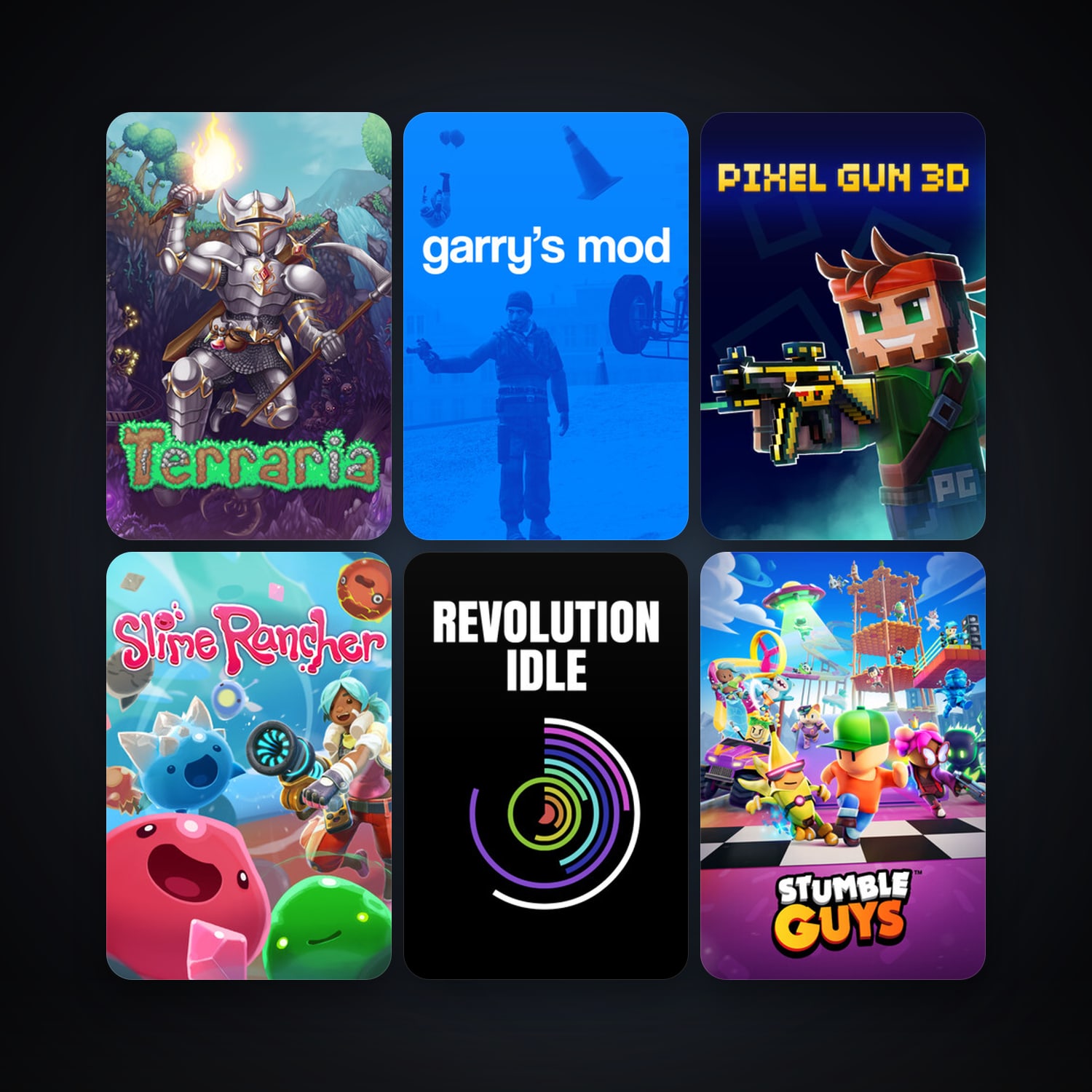 Garry's Mod + Terraria, 41 games, clean — HabibiAccounts
