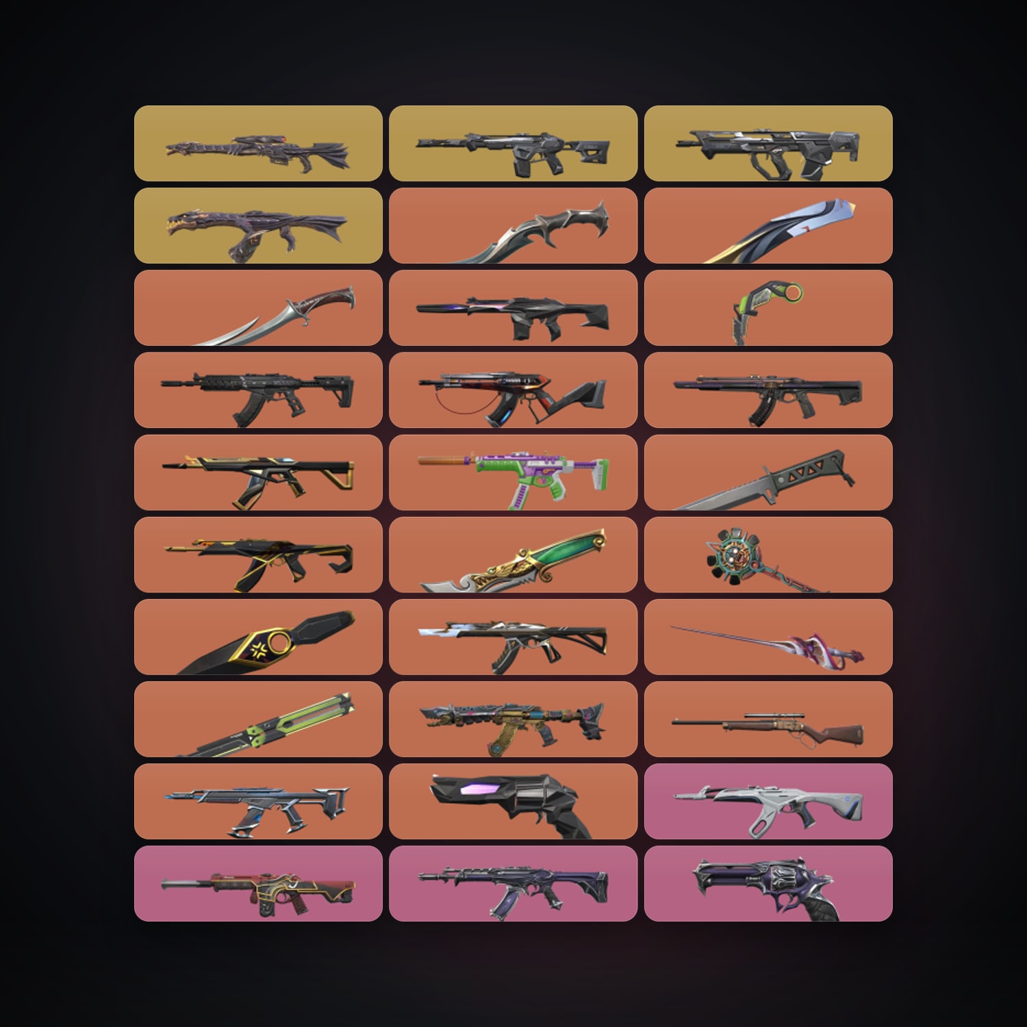 BR Plat 1 locker — 10 knives, 137 skins, lvl 176 — HabibiAccounts