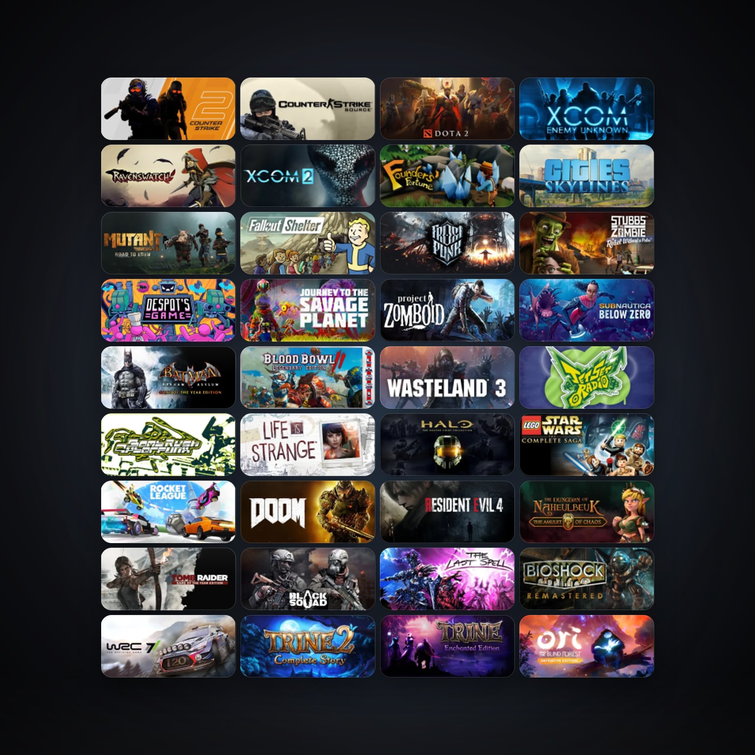 Steam 104 games, Steam 10, clean — HabibiAccounts