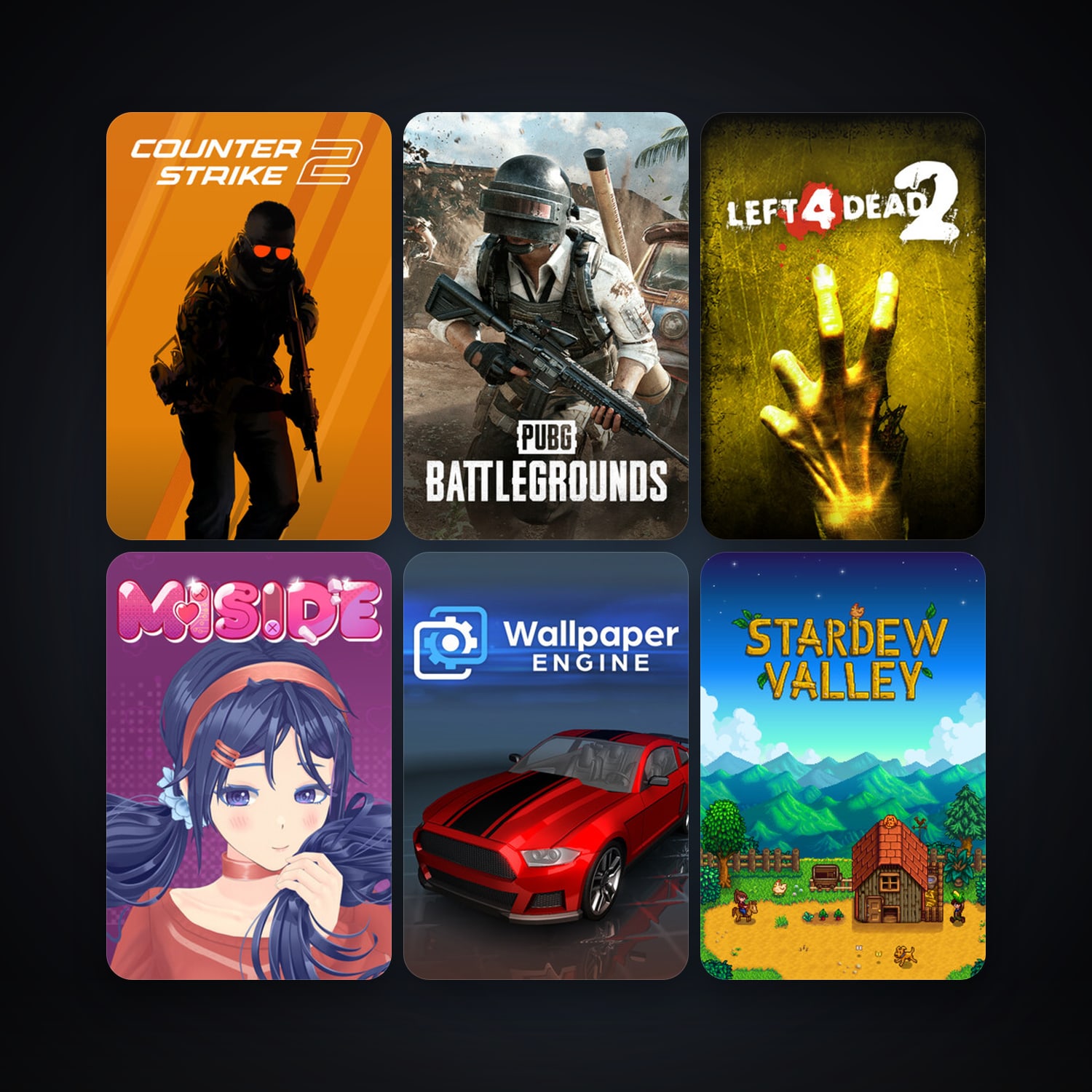 Left 4 Dead 2 + CS2 Prime, 12 games, clean — HabibiAccounts