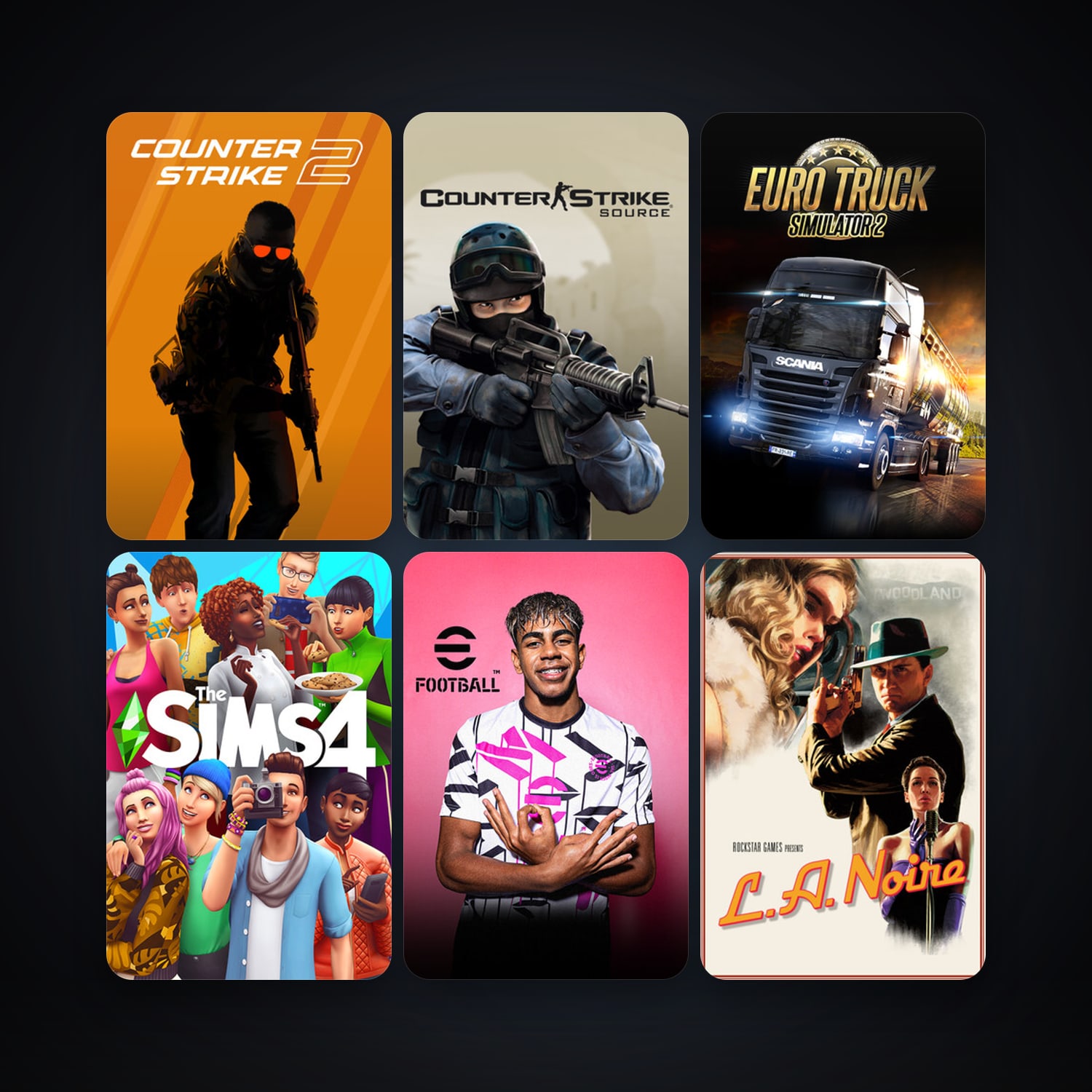 Counter-Strike: Source + CS2 Prime, 107 games, Steam 52, clean — HabibiAccounts