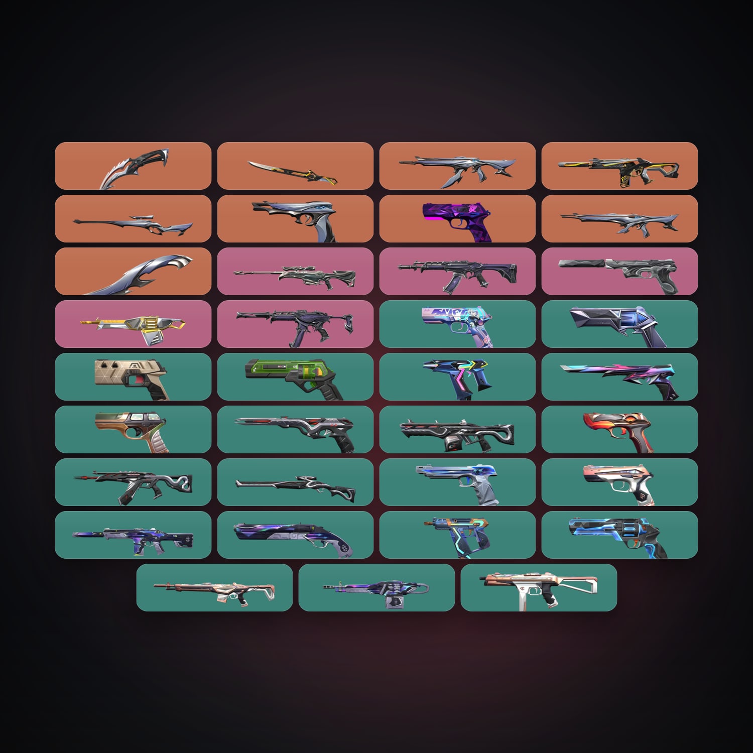 AP Gold 3 locker — 3 knives, 36 skins, lvl 188 — HabibiAccounts
