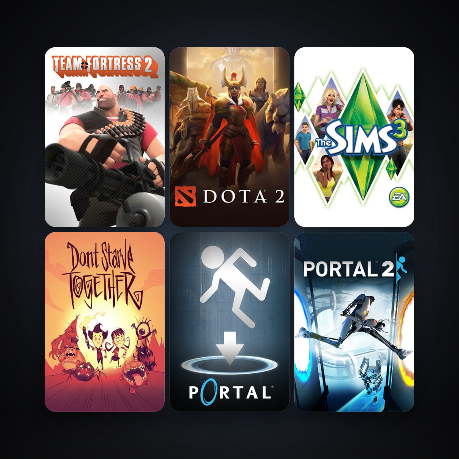Half-Life 2 + Portal, 17 games, clean — HabibiAccounts