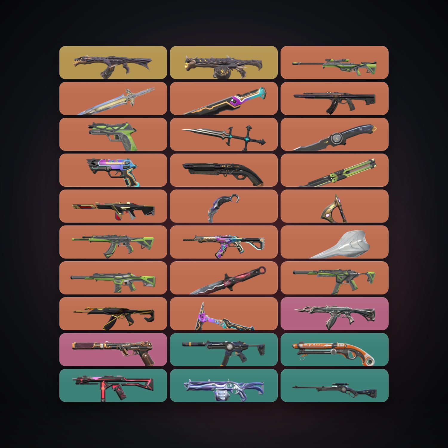 EU Plat 1 locker — 10 knives, 73 skins, lvl 153 — HabibiAccounts