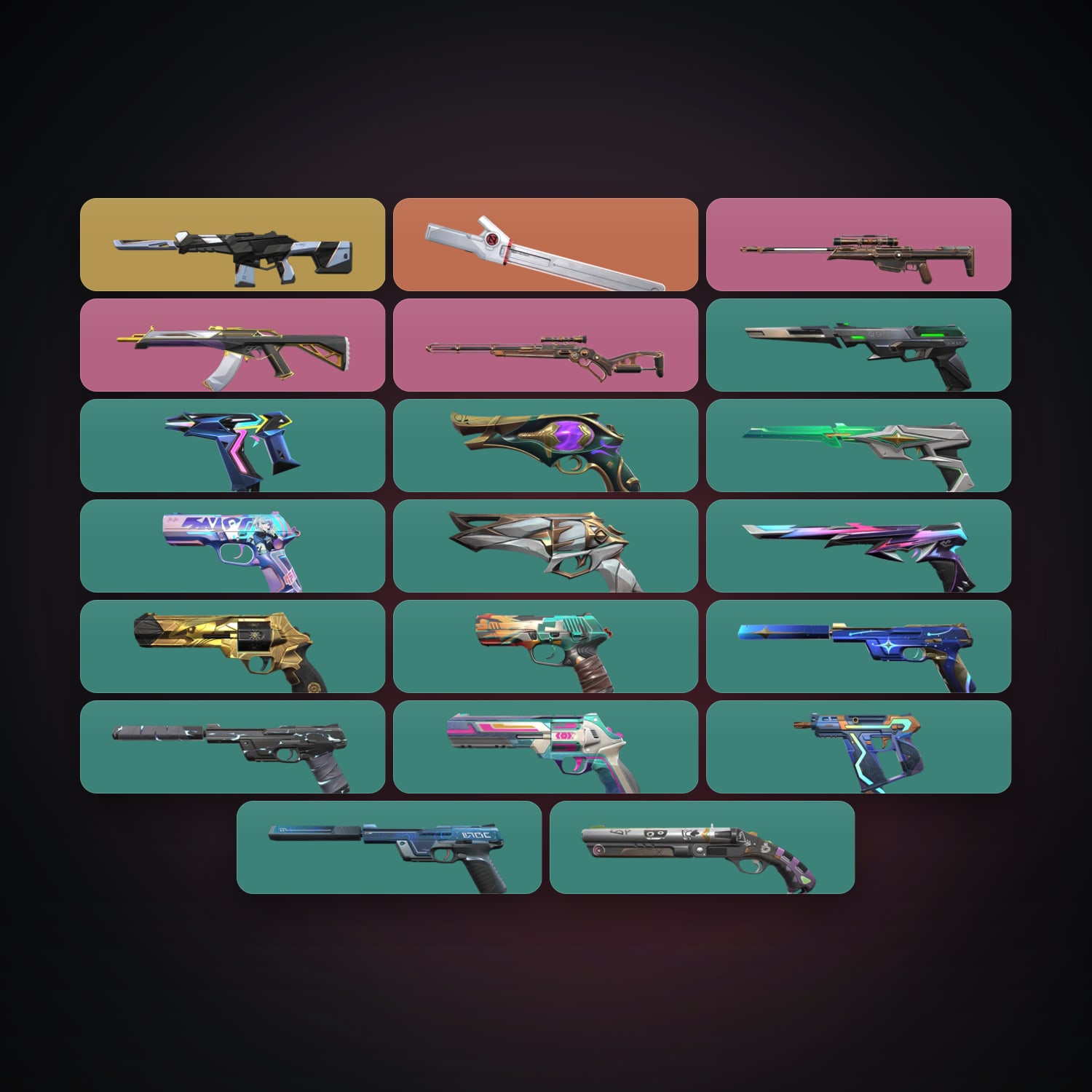 AP Gold 2 locker — 1 knives, 22 skins, lvl 308 — HabibiAccounts