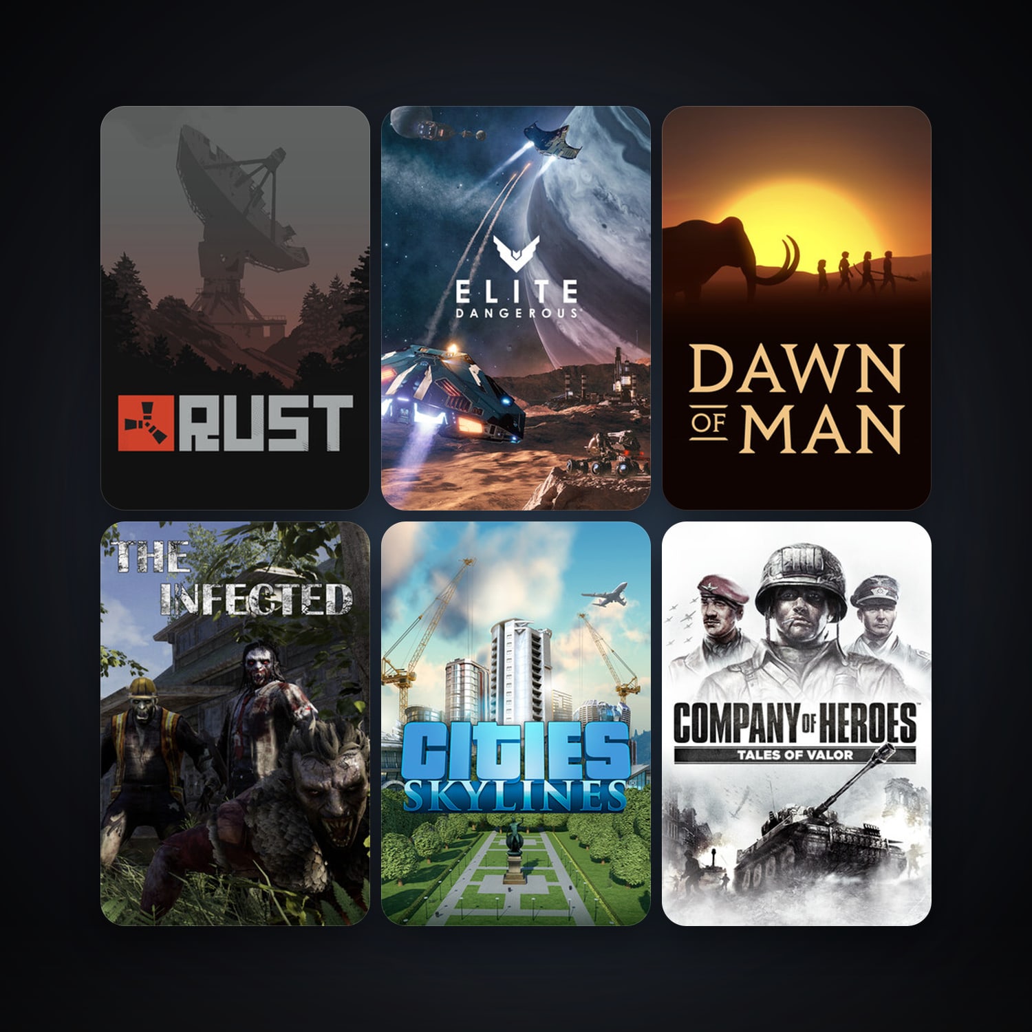 Company of Heroes + Company of Heroes: Opposing Fronts, 86 games, Steam 10, clean — HabibiAccounts