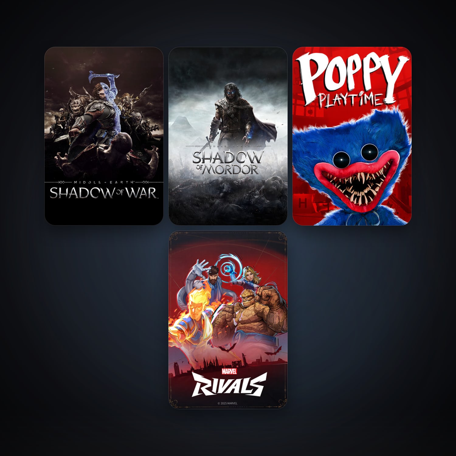 Middle-earth: Shadow of Mordor + Middle-earth: Shadow of War, 9 games, clean — HabibiAccounts