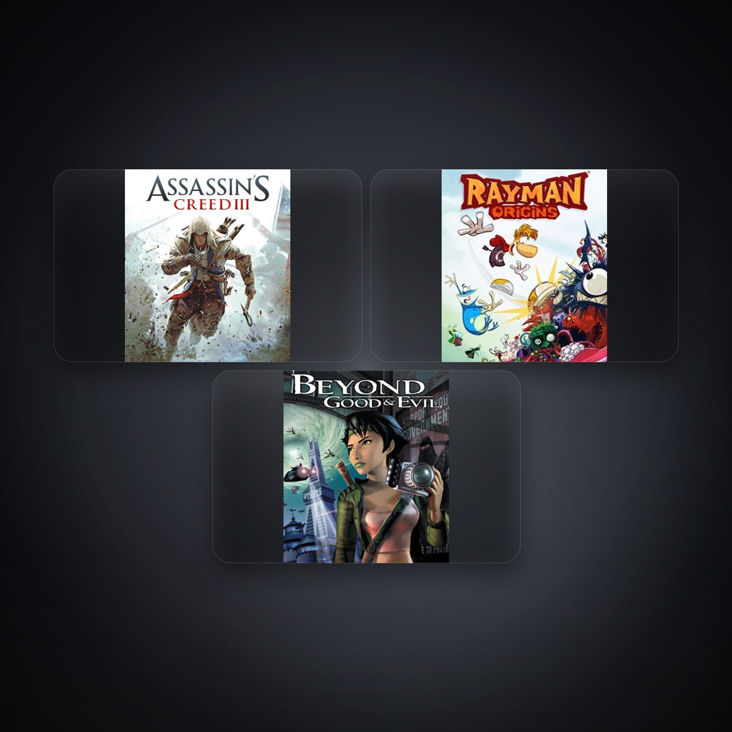 حساب يوبيسوفت فيه Assassin's Creed III وRayman Origins، TH، 3 ألعاب — HabibiAccounts