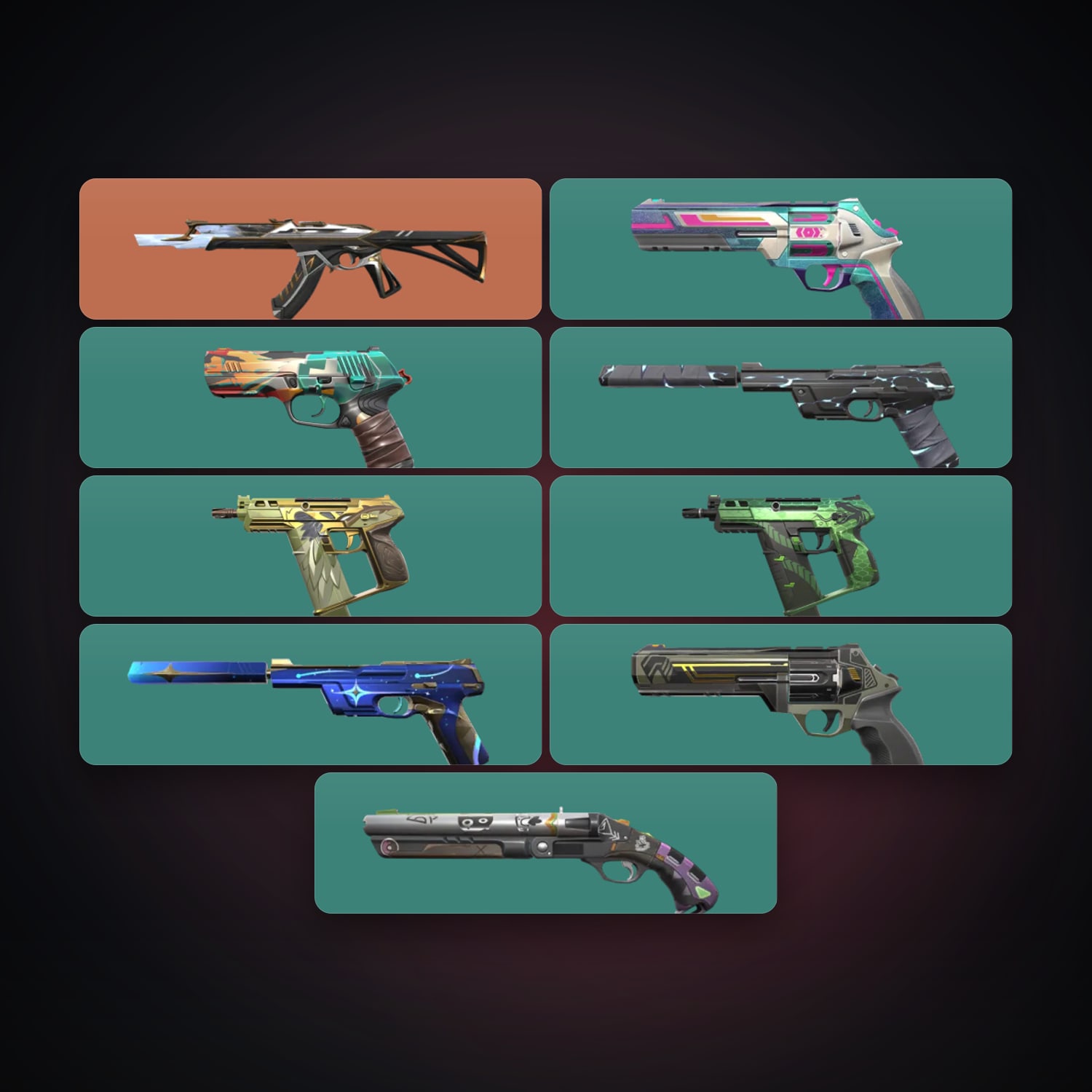 AP Bronze 2 locker — 9 skins, lvl 193 — HabibiAccounts