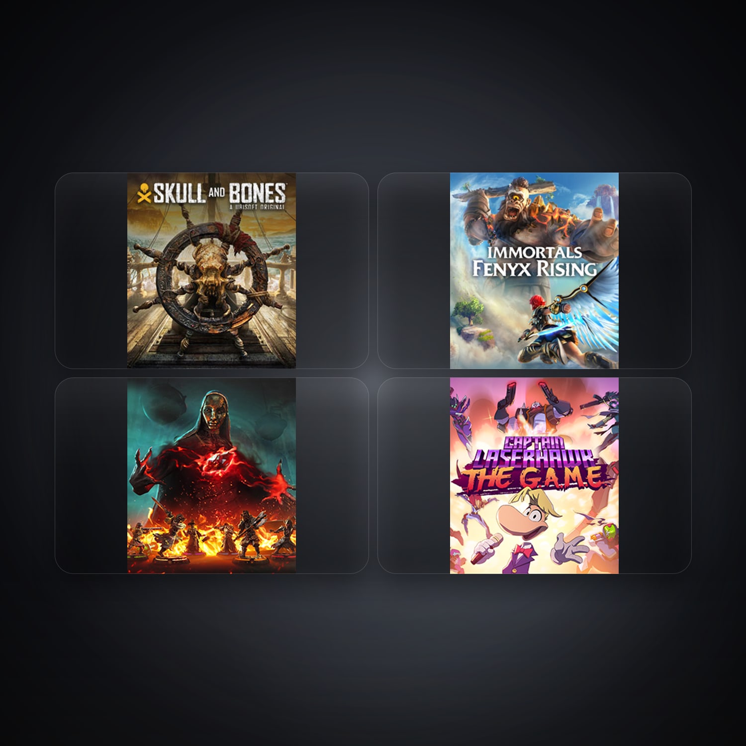 حساب يوبيسوفت فيه Skull and Bones وImmortals Fenyx Rising، AR، 4 ألعاب — HabibiAccounts
