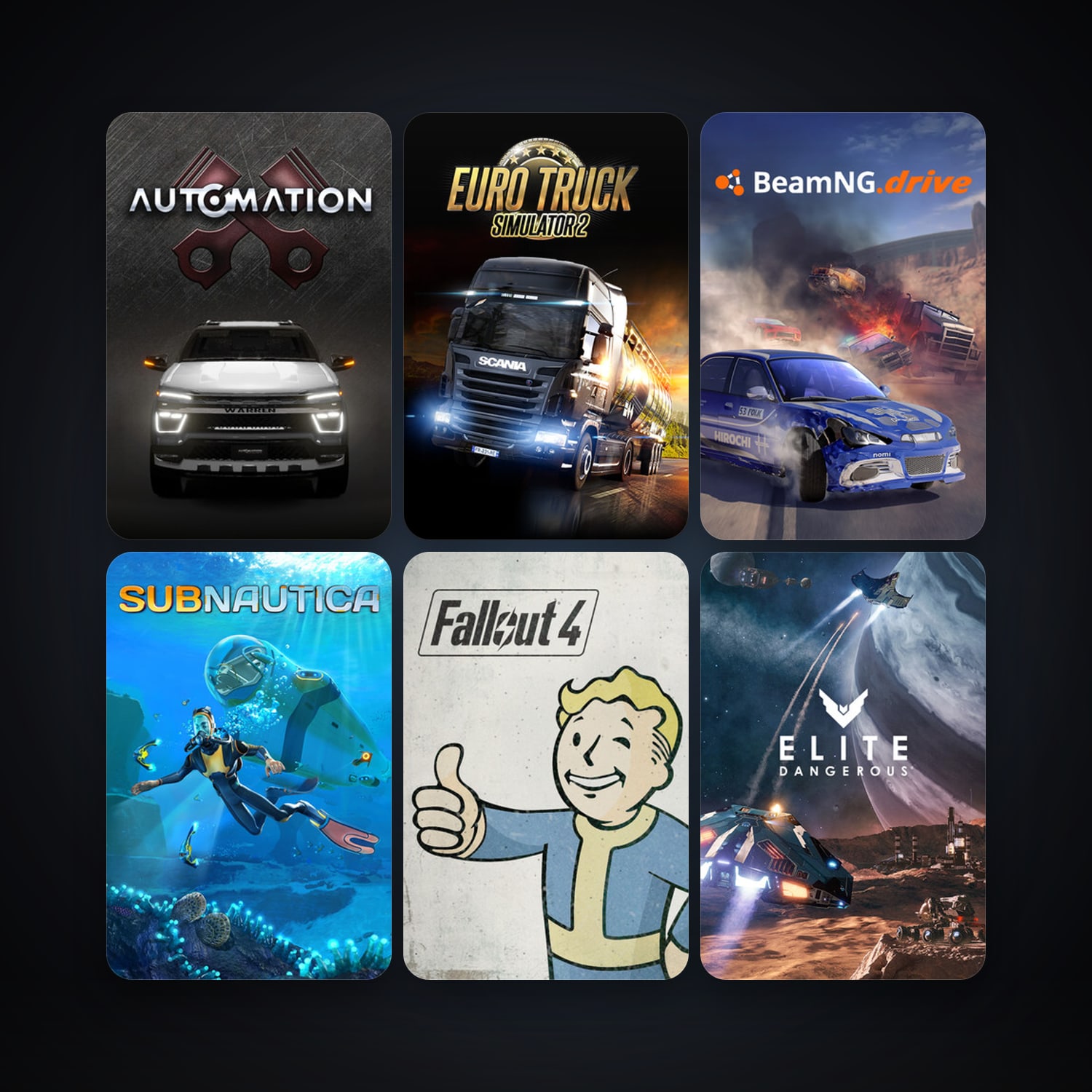 Euro Truck Simulator 2 + SPINTIRES, 22 games, clean — HabibiAccounts