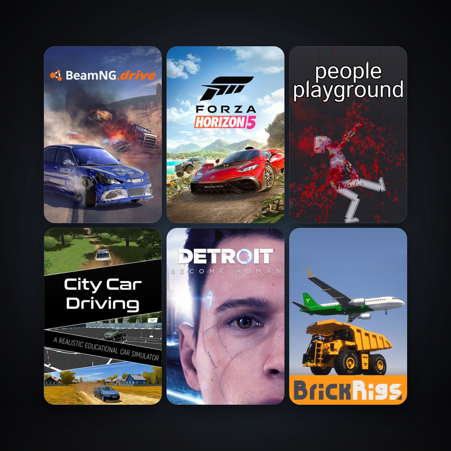 Assetto Corsa + BeamNG.drive, 23 games, clean — HabibiAccounts