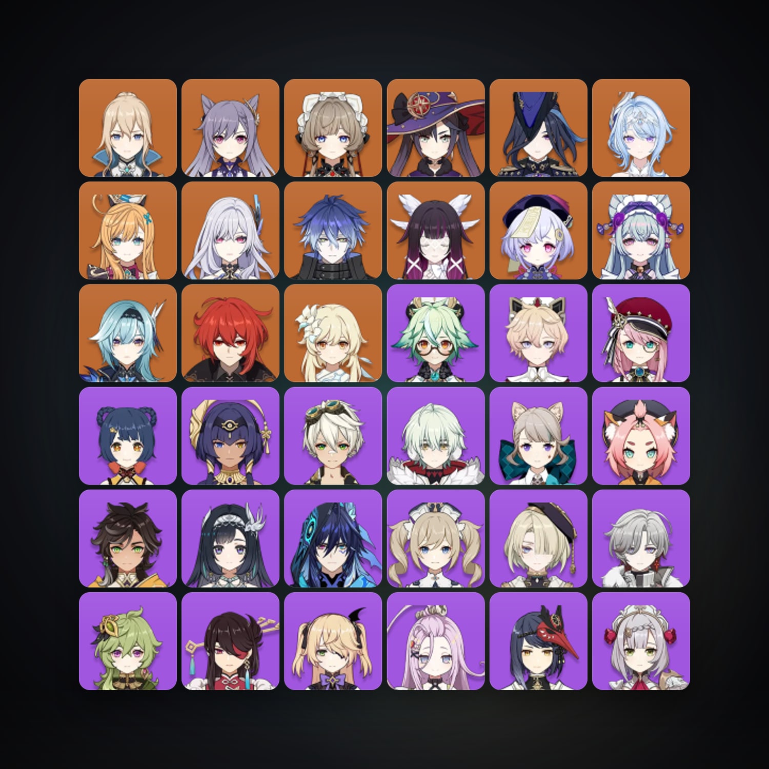 Genshin Impact | AR 58 | 52 Chars | 14× 5★ — Genshin / miHoYo Account — HabibiAccounts