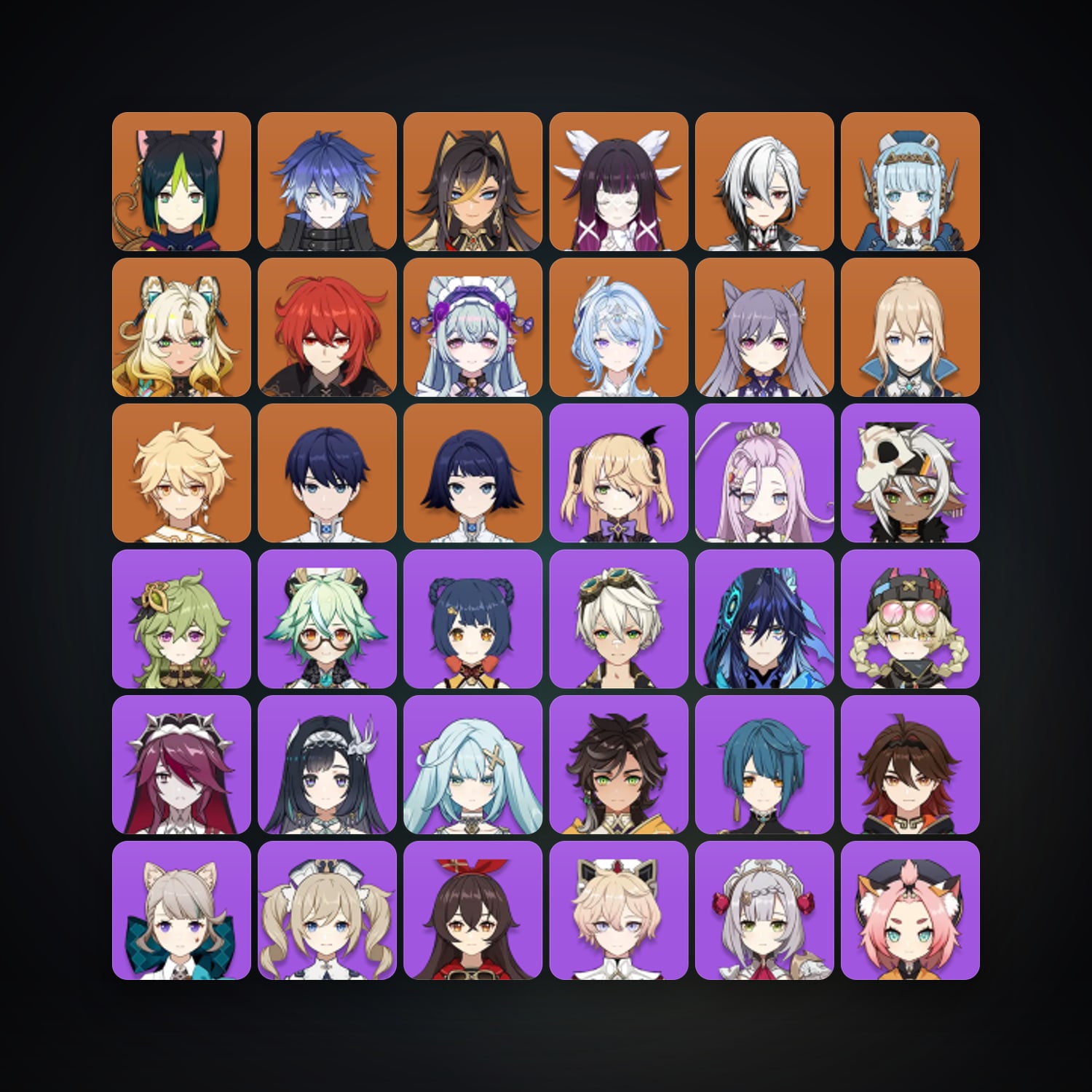 Genshin Impact | AR 57 | 53 Chars | 12× 5★ — Genshin / miHoYo Account — HabibiAccounts