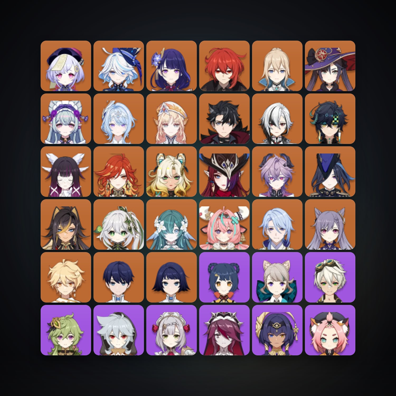 Genshin Impact | AR 59 | 76 Chars | 24× 5★ — Genshin / miHoYo Account — HabibiAccounts