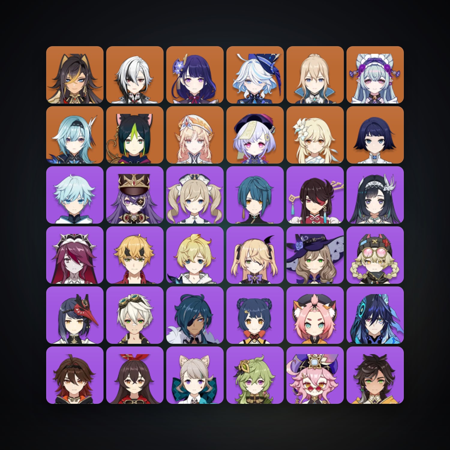 Genshin Impact | AR 55 | 52 Chars | 10× 5★ — HabibiAccounts
