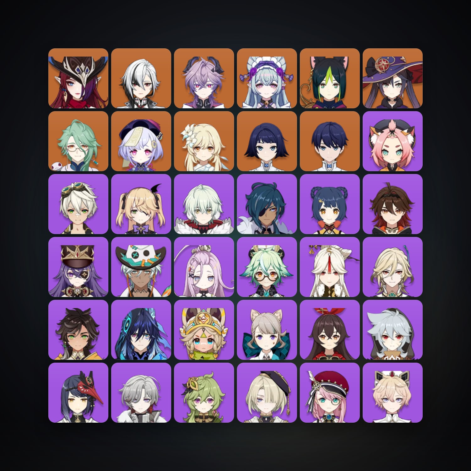 Genshin Impact | AR 55 | 42 Chars | 8× 5★ — Genshin / miHoYo Account — HabibiAccounts