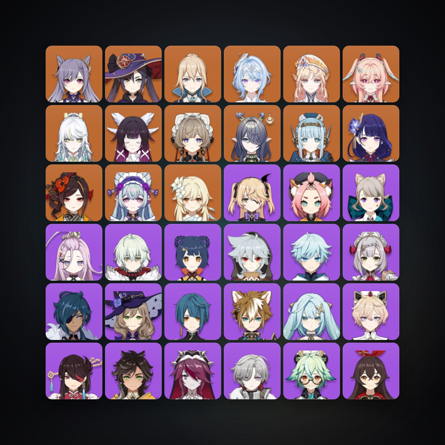 Genshin Impact | AR 58 | 58 Chars | 14× 5★ — Genshin / miHoYo Account — HabibiAccounts