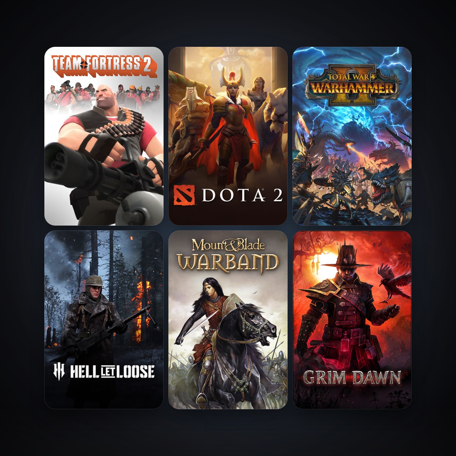 Team Fortress 2 + Dota 2, 181 games, Steam 13, clean — HabibiAccounts