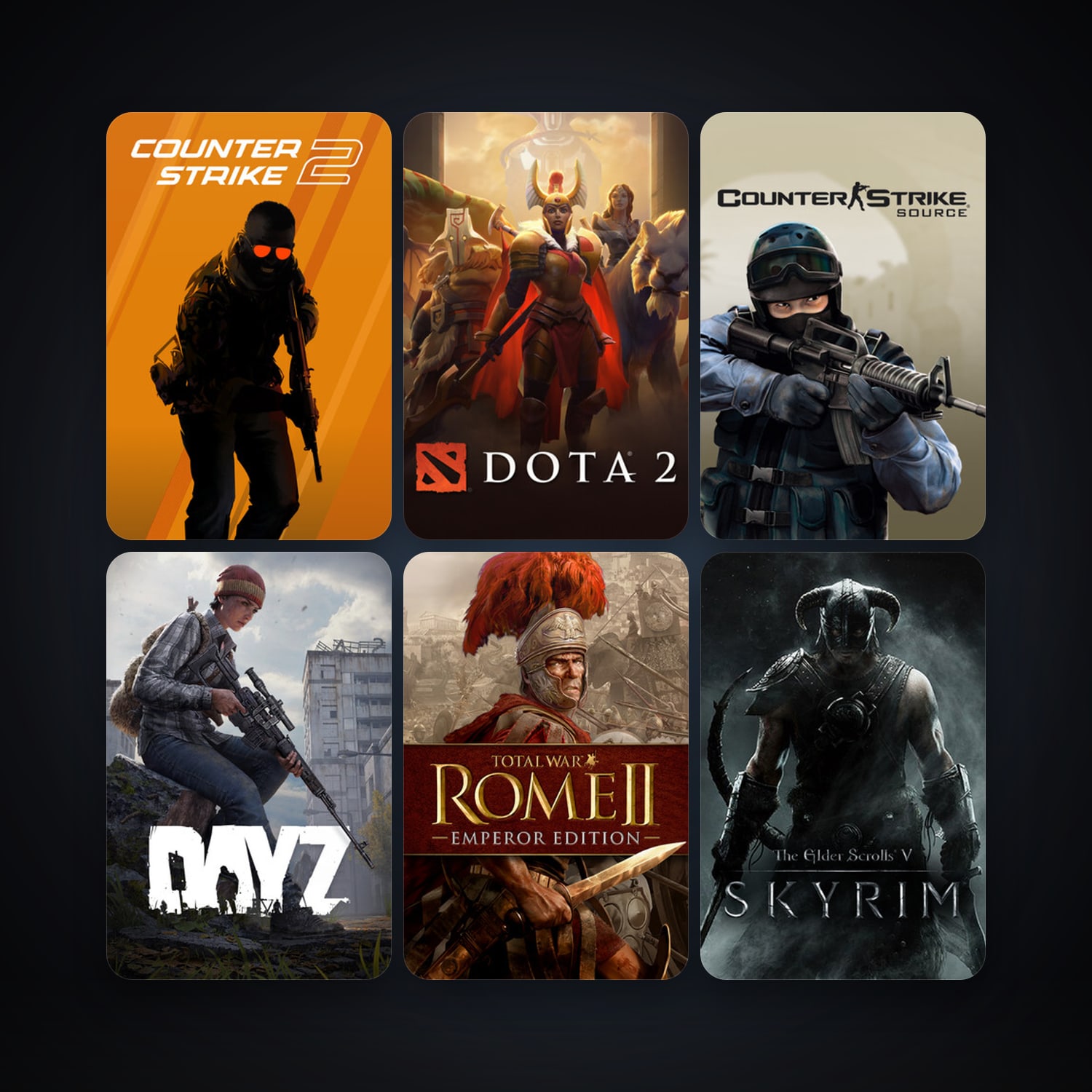 Counter-Strike: Source + Day of Defeat: Source, 31 games, Steam 10, clean — HabibiAccounts