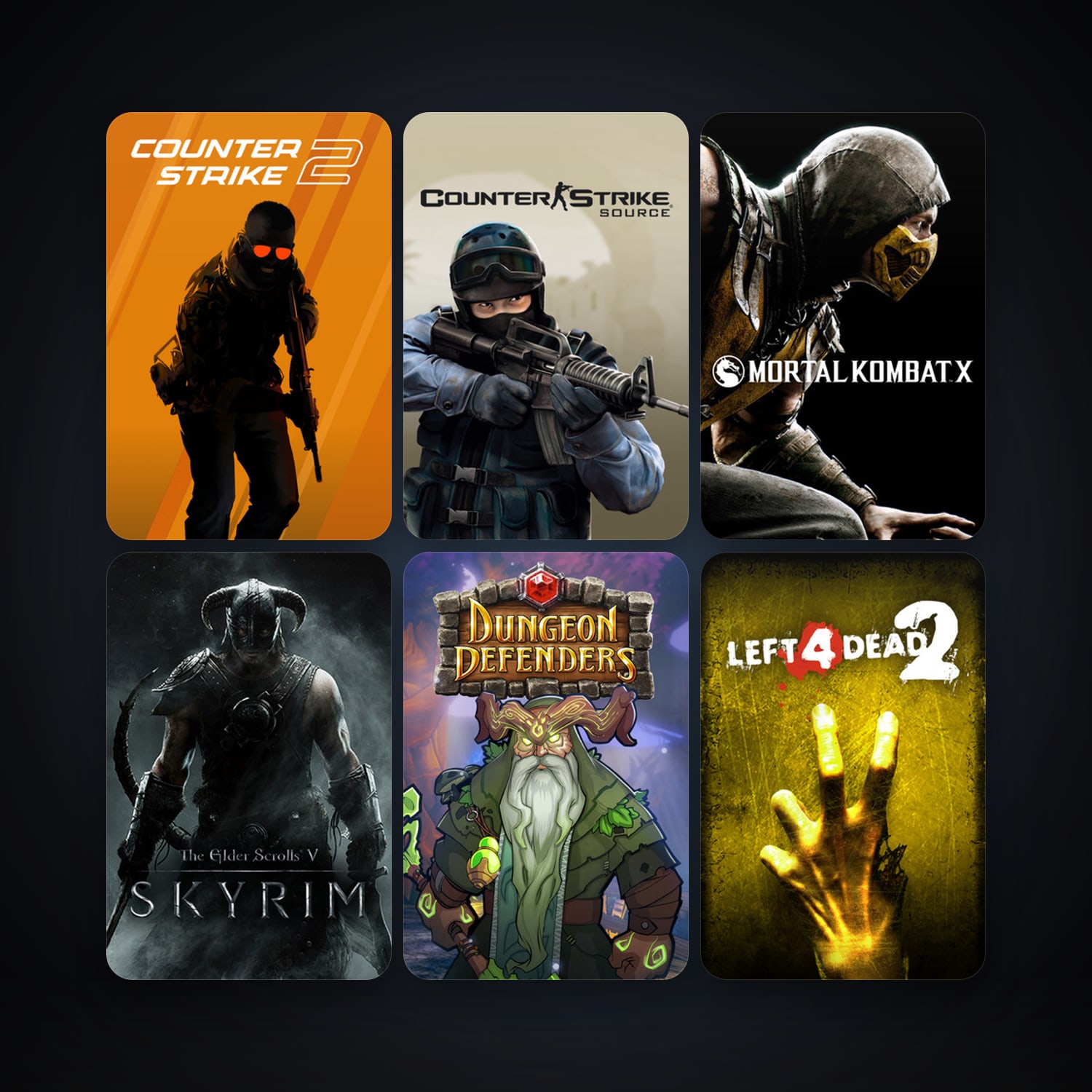 Counter-Strike: Source + Left 4 Dead 2, 30 games, Steam 11, clean — HabibiAccounts
