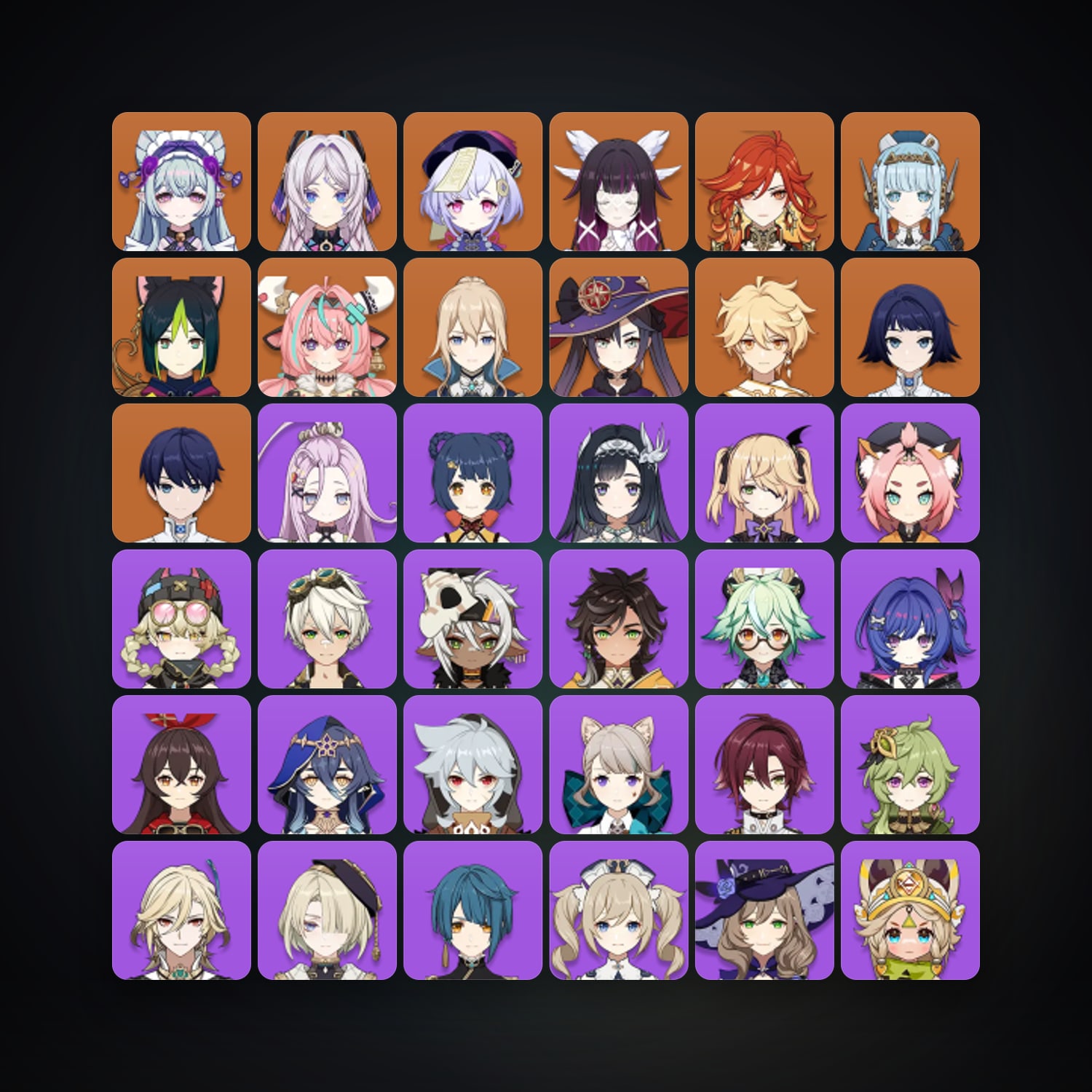 Genshin Impact | AR 57 | 53 Chars | 10× 5★ — Genshin / miHoYo Account — HabibiAccounts