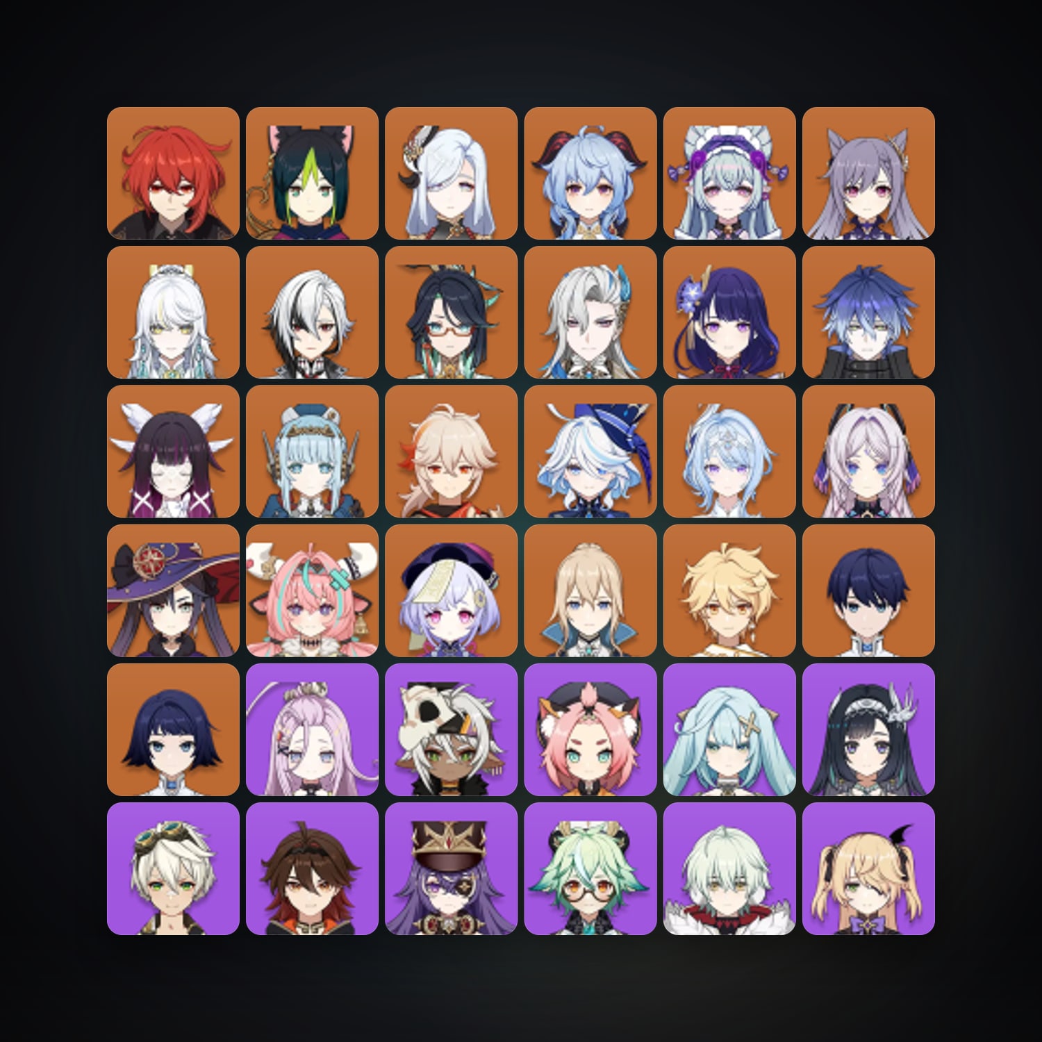 Genshin Impact | AR 60 | 75 Chars | 22× 5★ — Genshin / miHoYo Account — HabibiAccounts