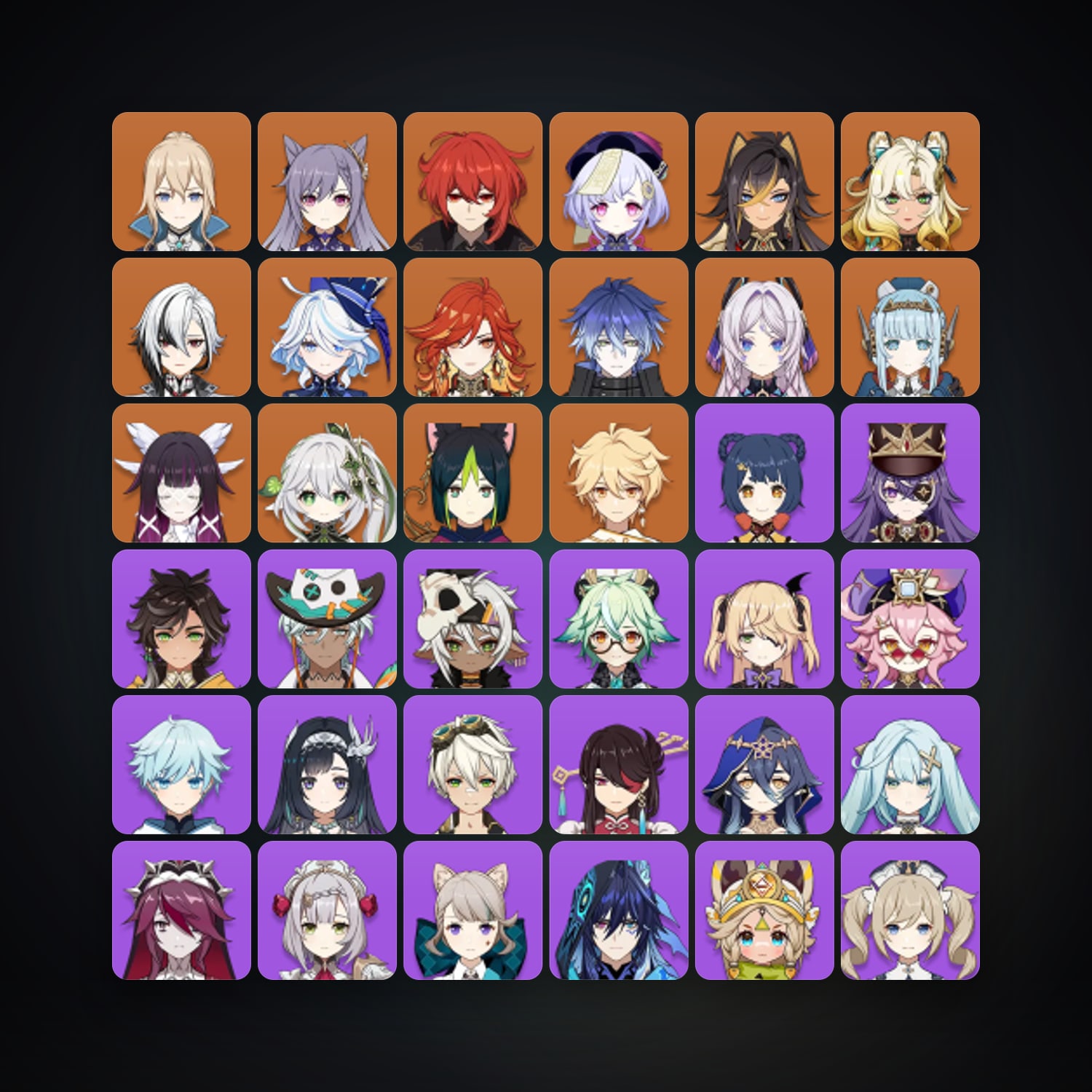 Genshin Impact | AR 60 | 61 Chars | 15× 5★ — HabibiAccounts
