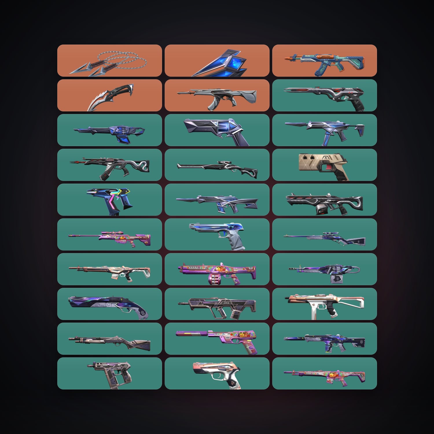 EU Diamond 1 locker — 3 knives, 31 skins, lvl 146 — HabibiAccounts