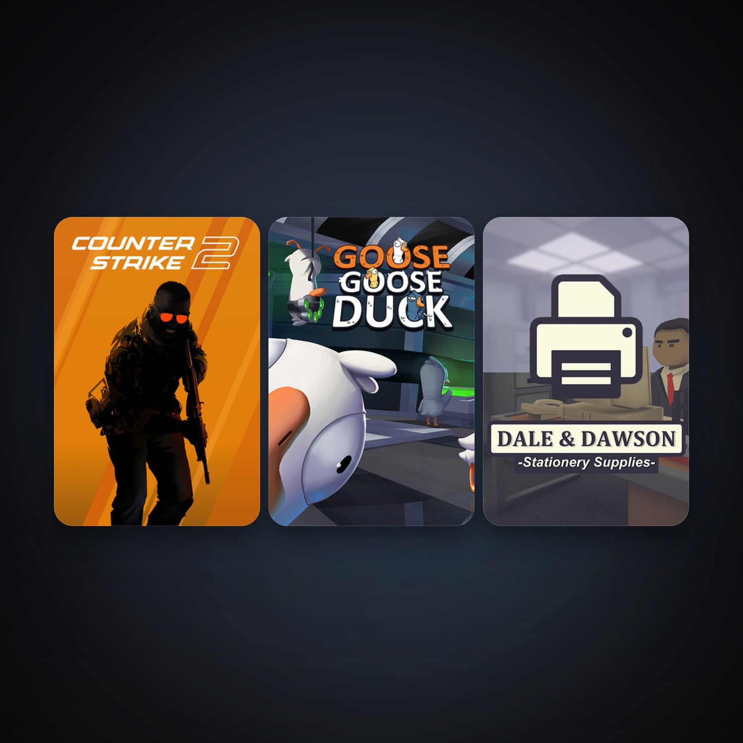 CS2 Prime + Goose Goose Duck, 3 games, clean — HabibiAccounts