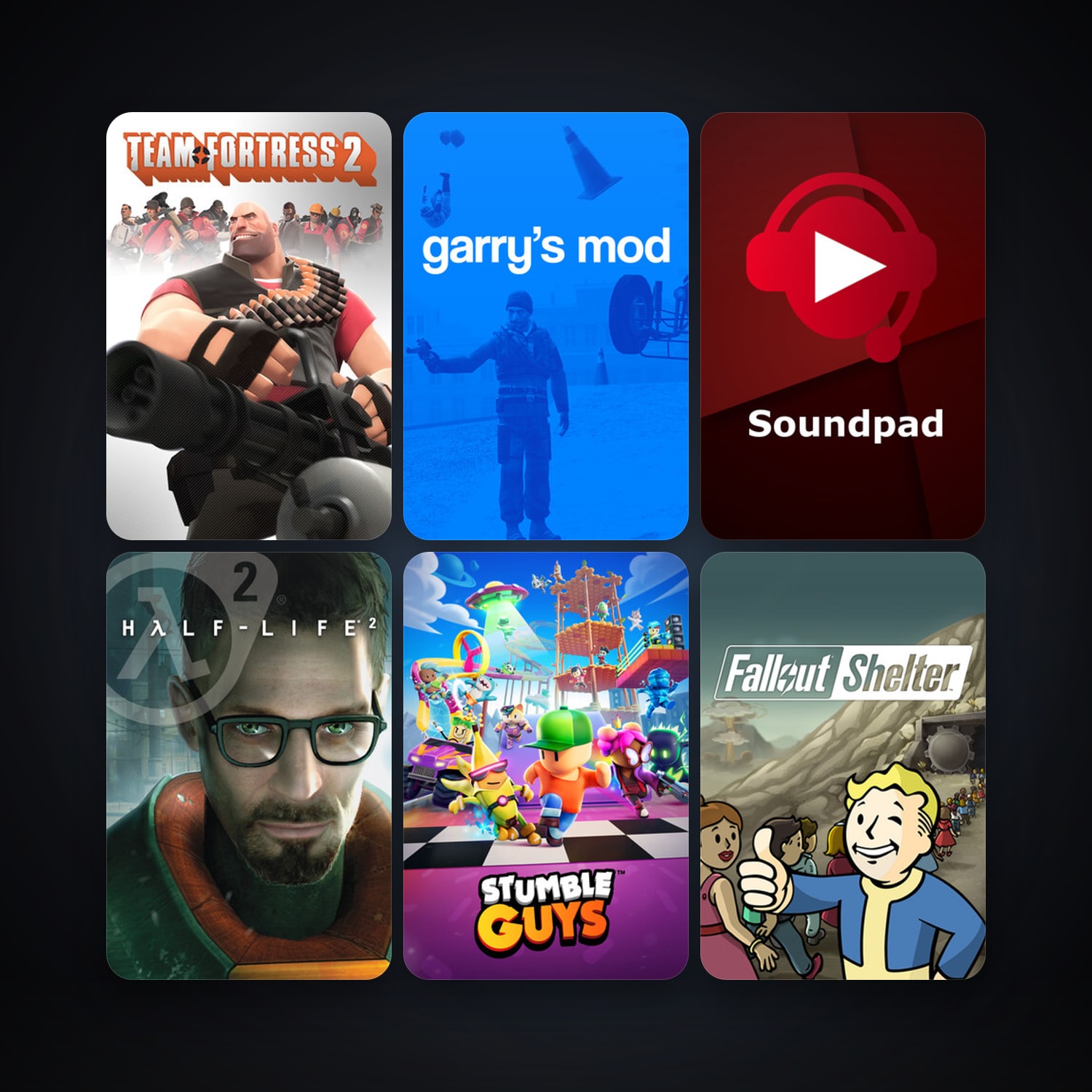 Half-Life 2 + Team Fortress 2, 40 games, Steam 10, clean — HabibiAccounts