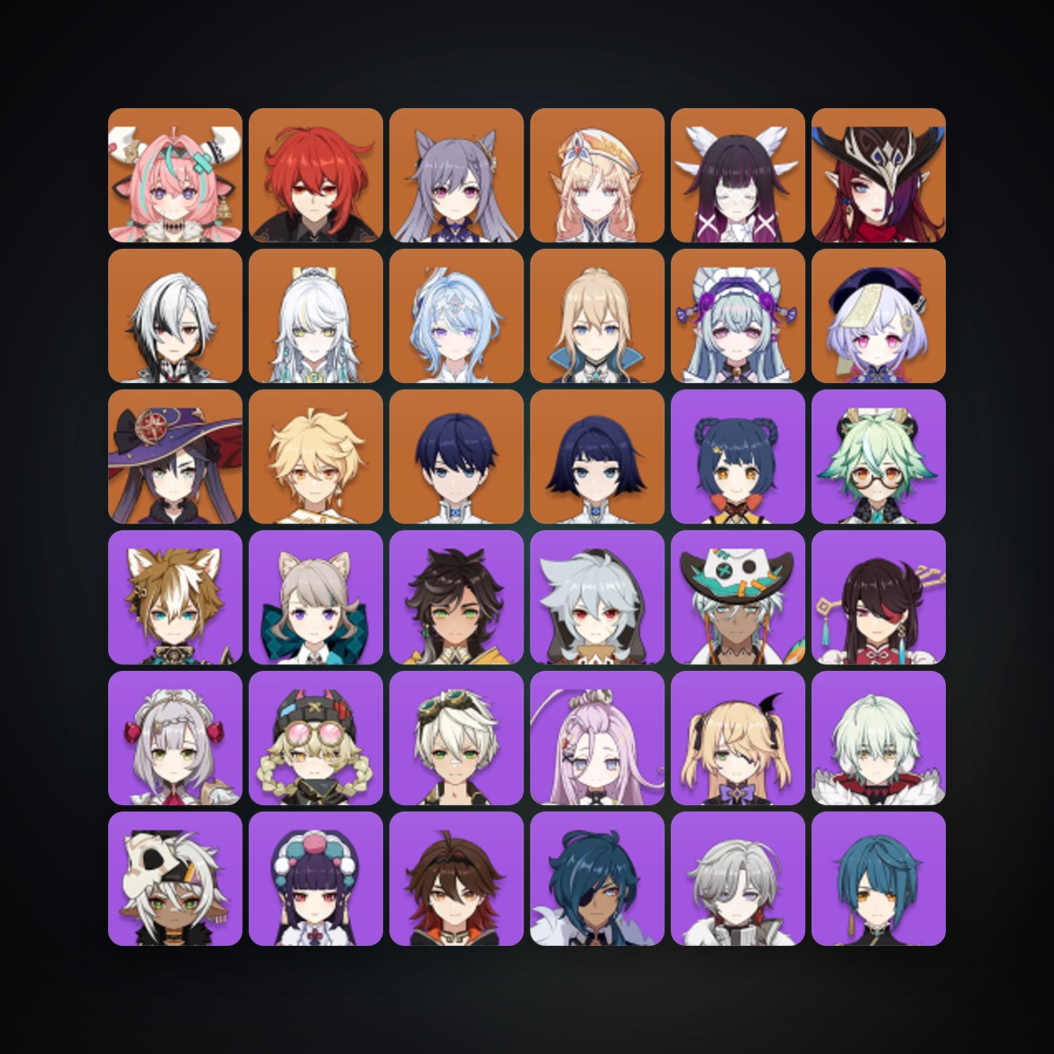 Genshin Impact | AR 58 | 58 Chars | 13× 5★ — Genshin / miHoYo Account — HabibiAccounts