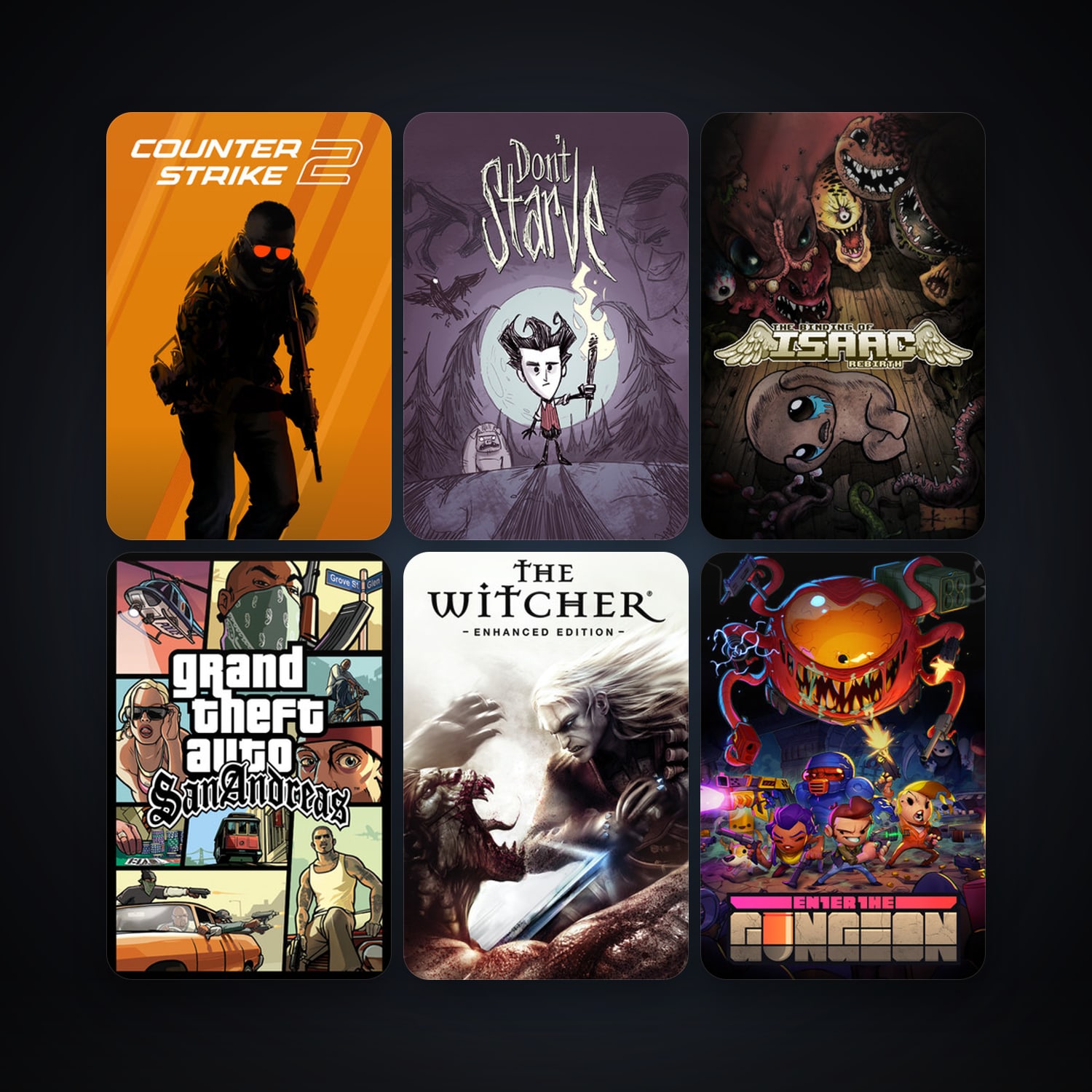 CS2 Prime + Grand Theft Auto: San Andreas, 42 games, Steam 21, clean — HabibiAccounts