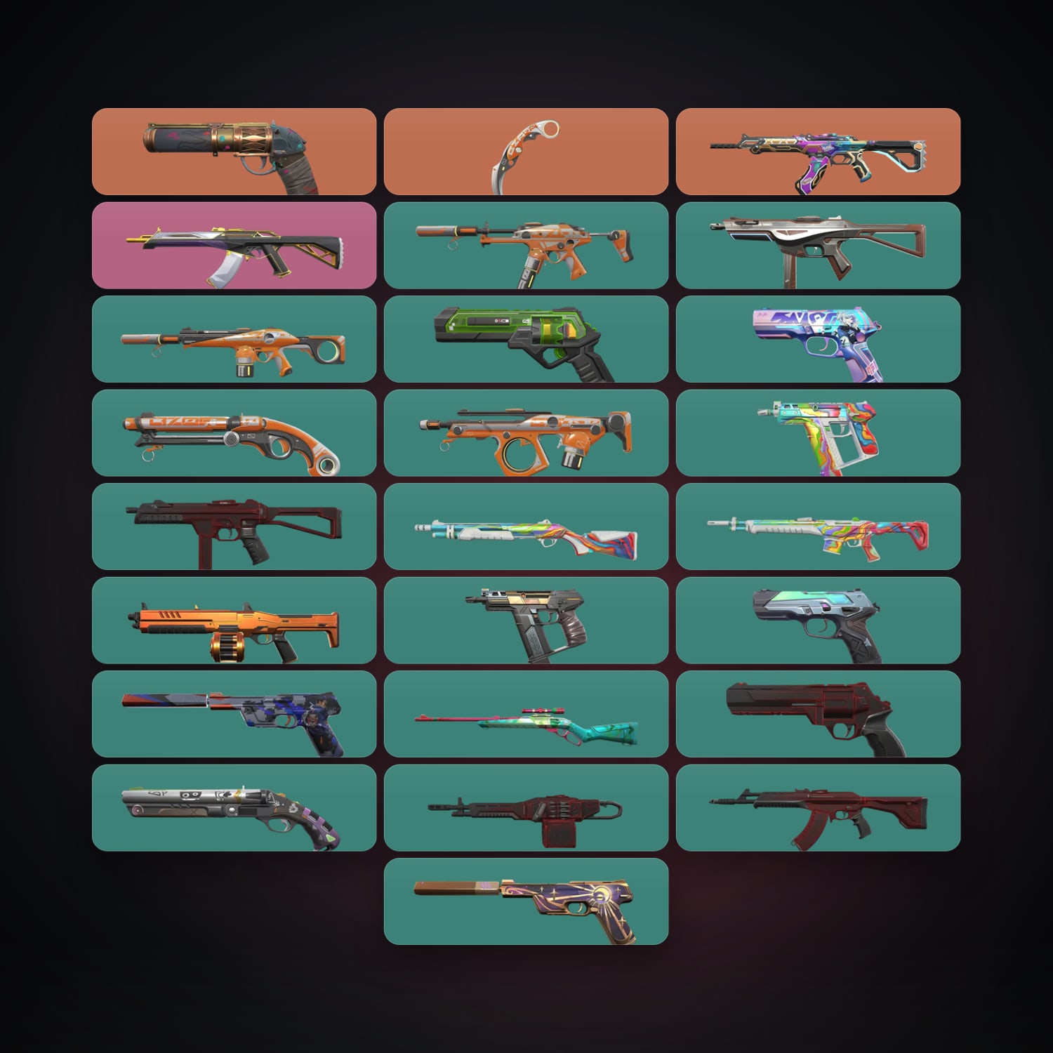 EU Plat 3 locker — 1 knives, 26 skins, lvl 165 — HabibiAccounts