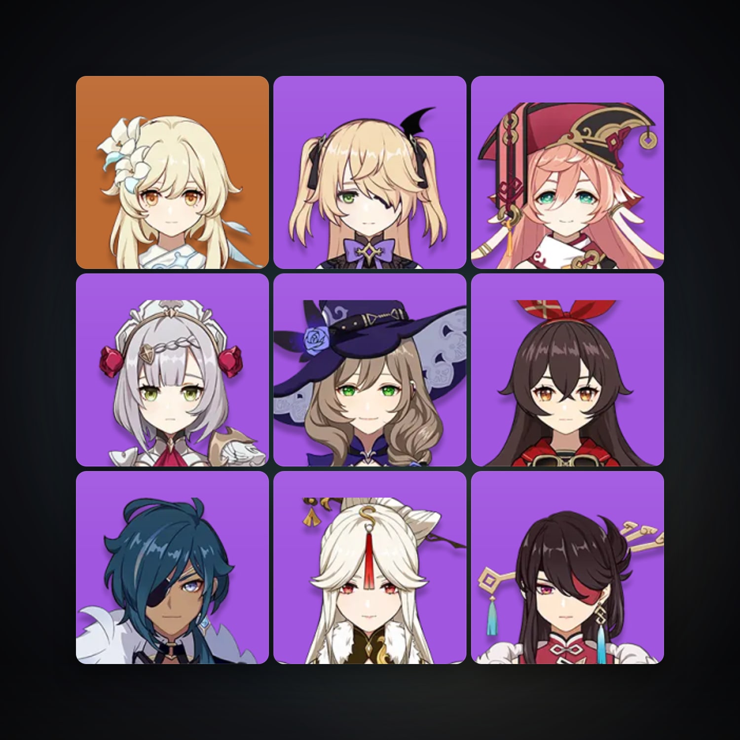 Genshin Impact | AR 9 | 9 Chars — HabibiAccounts