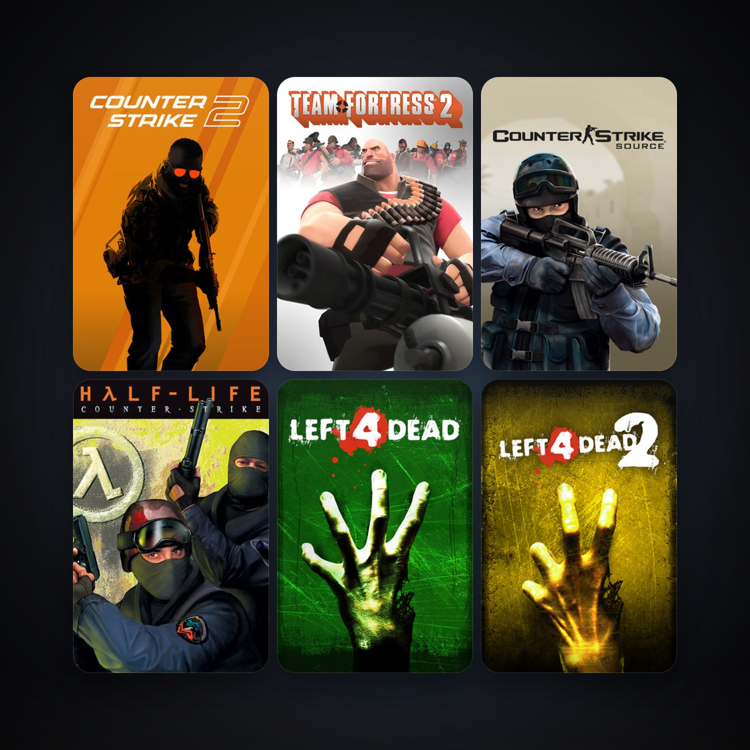 Counter-Strike + Team Fortress Classic, 23 games, Steam 14, clean · 262383005 — HabibiAccounts
