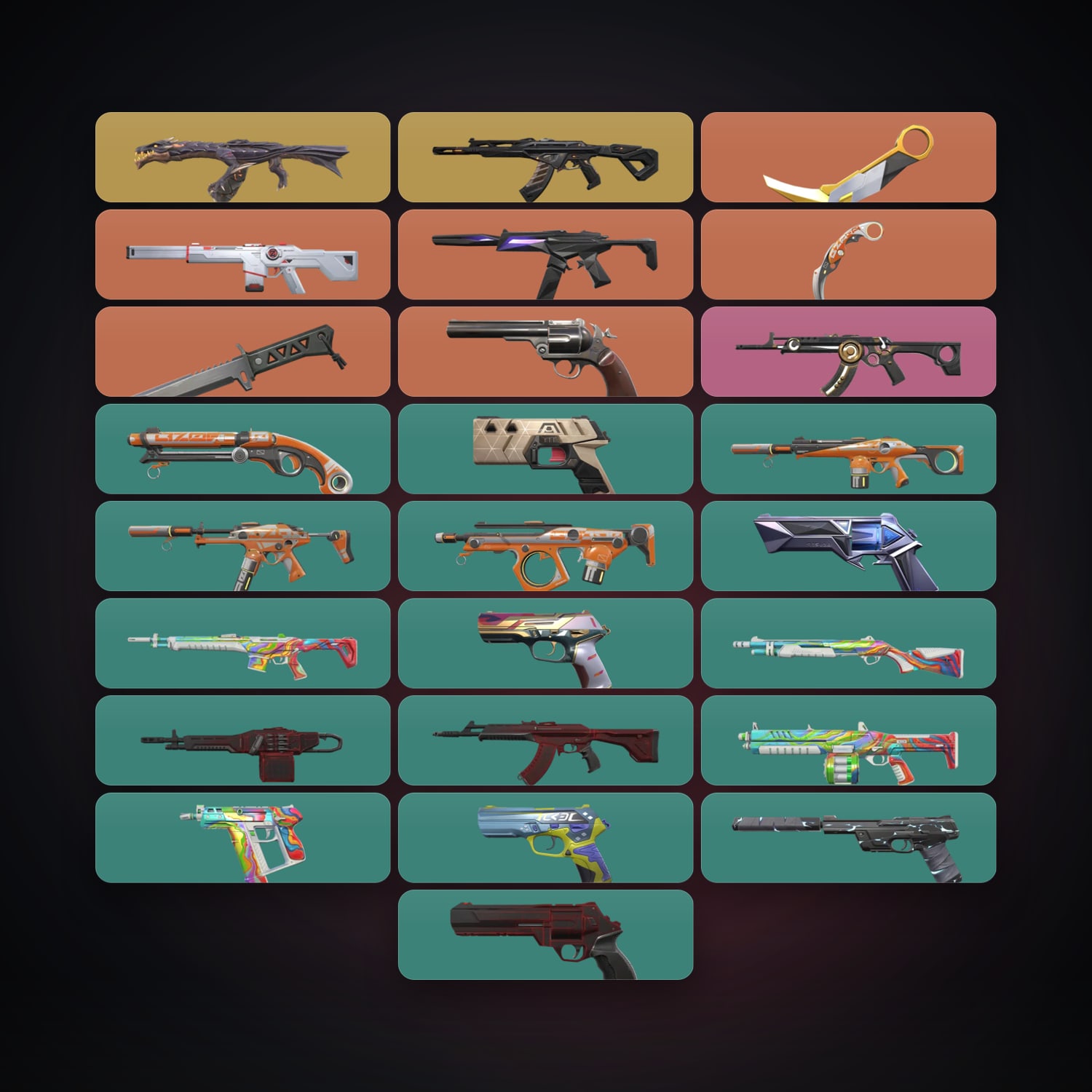EU Silver 1 locker — 3 knives, 26 skins, lvl 131 — HabibiAccounts