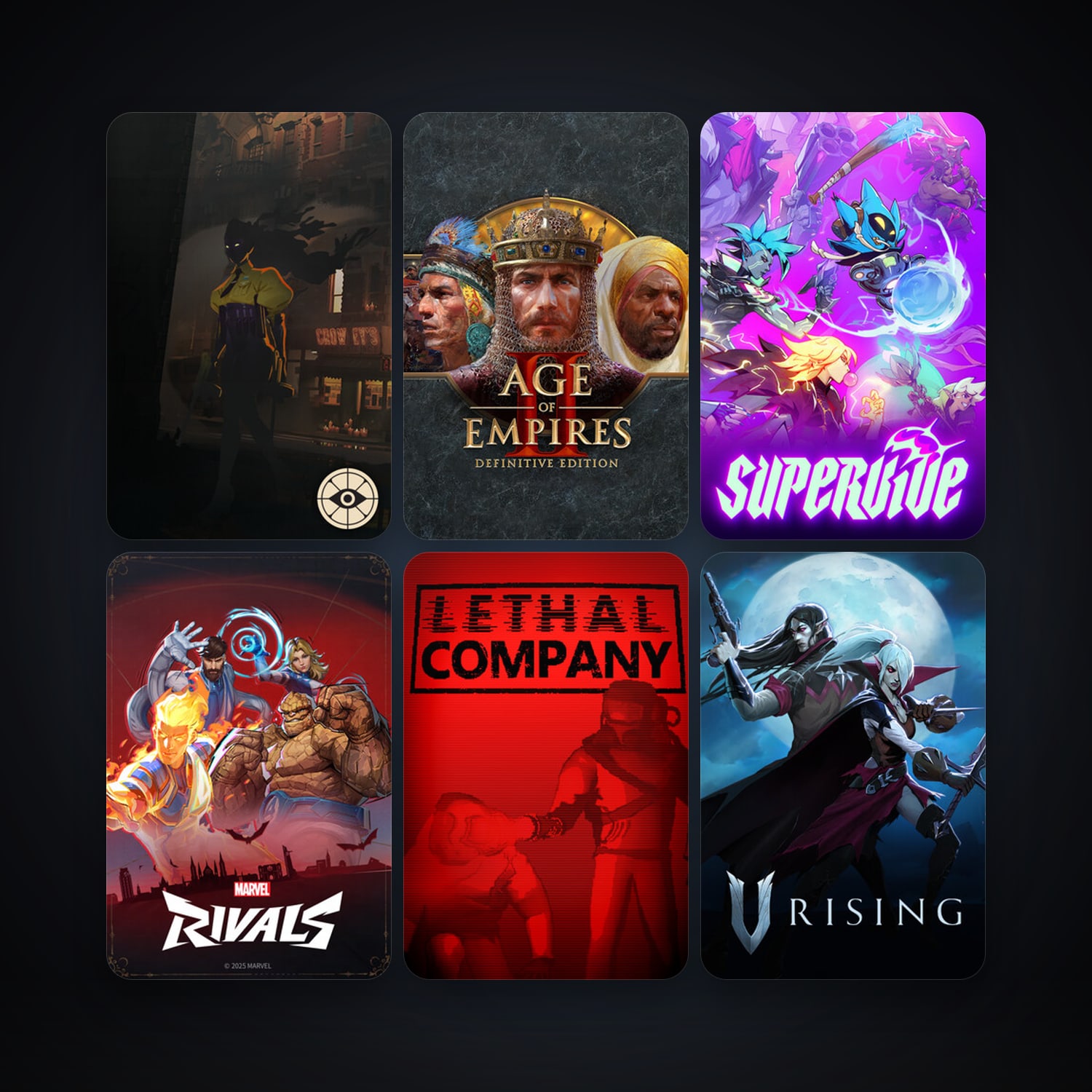 Wallpaper Engine + Age of Empires II: Definitive Edition, 33 games, clean — HabibiAccounts