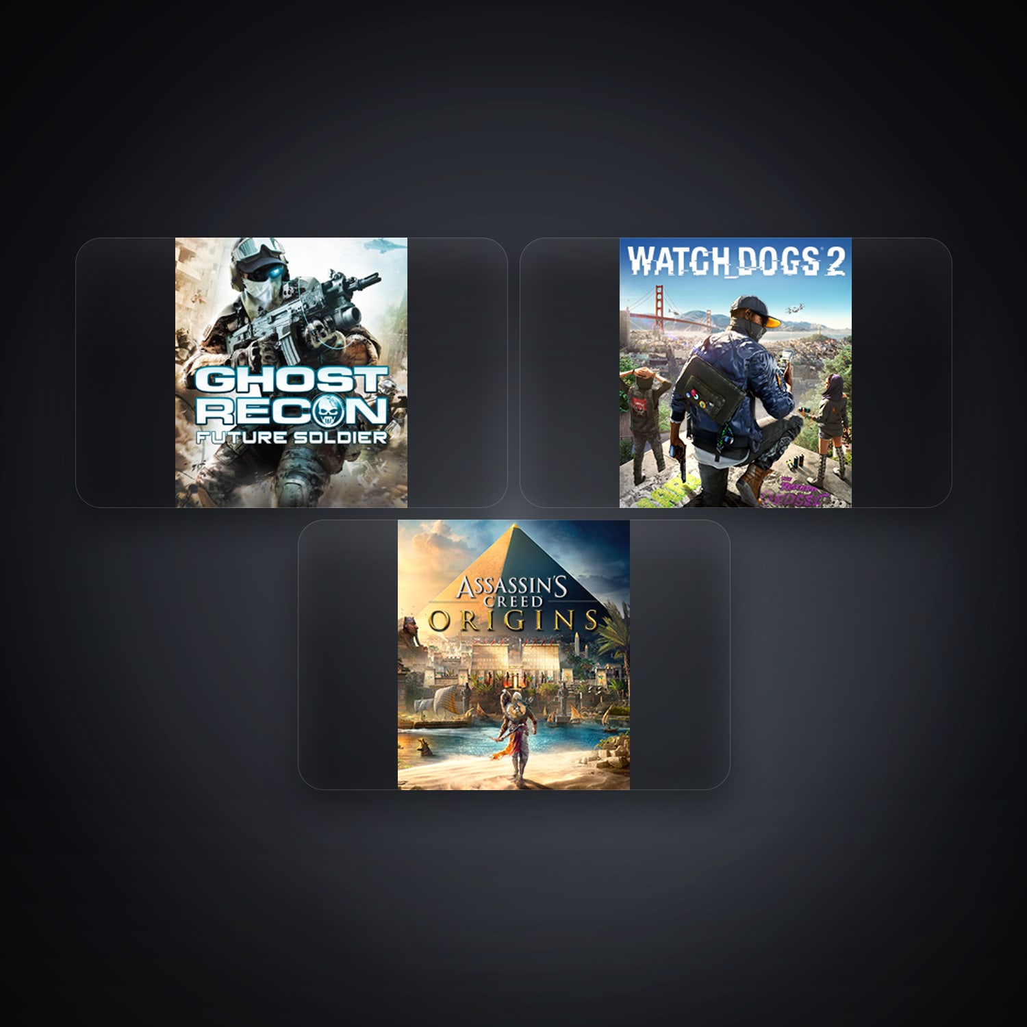Ubisoft Tom Clancy's Ghost Recon Future Soldier + WATCH_DOGS 2 — TR — 3 games — HabibiAccounts