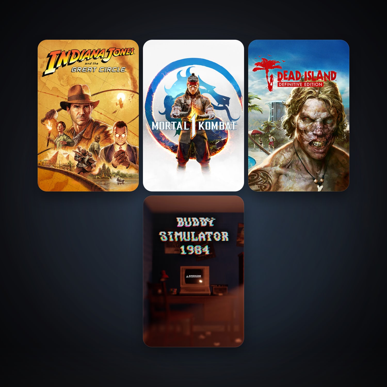 Dead Island Definitive Edition + Buddy Simulator 1984, 8 games, clean — HabibiAccounts