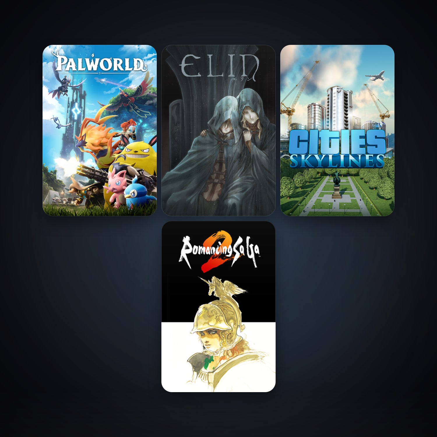 Cities: Skylines + Romancing SaGa 2, 6 games, clean — HabibiAccounts