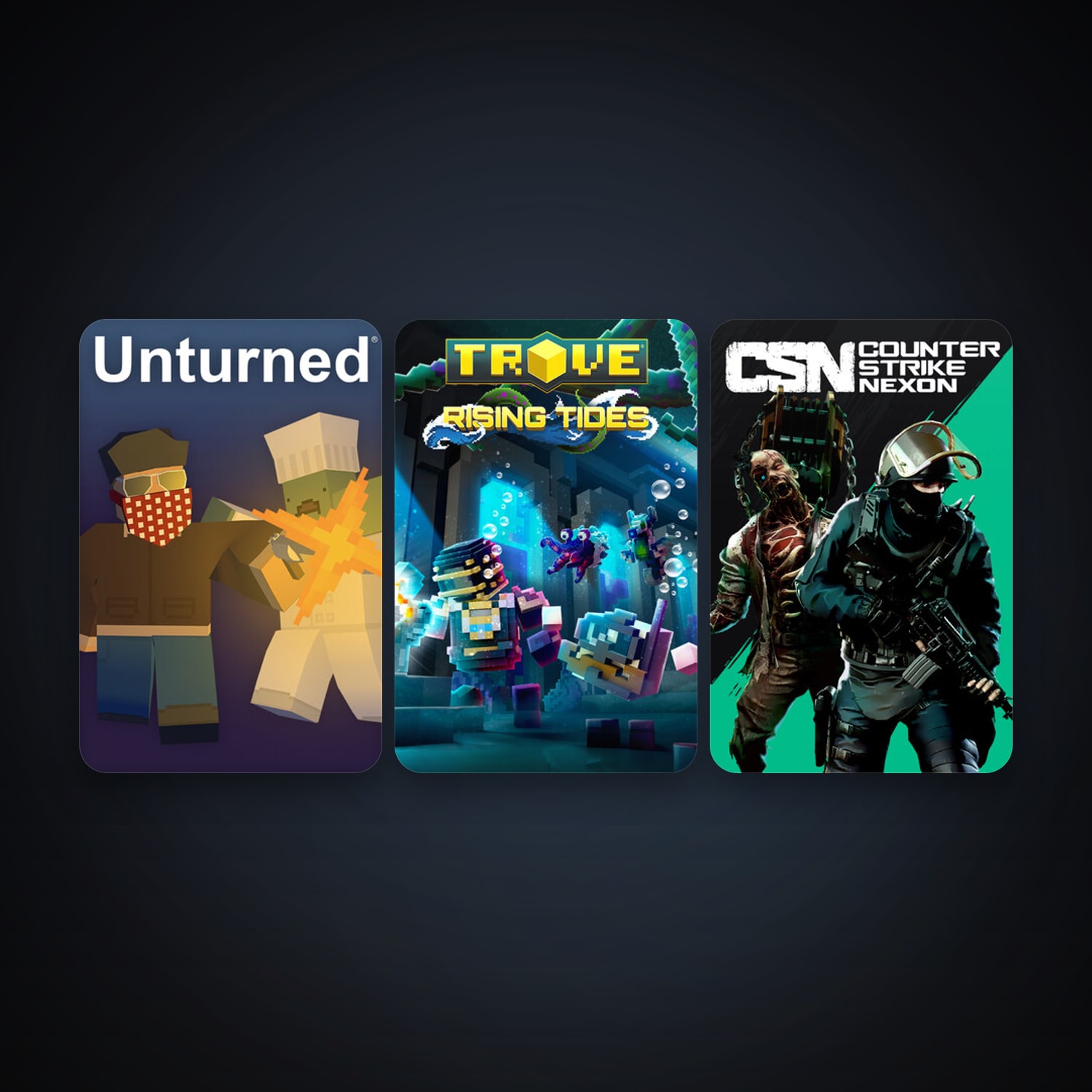 Counter-Strike Nexon: Studio + Trove, 7 games, clean — HabibiAccounts