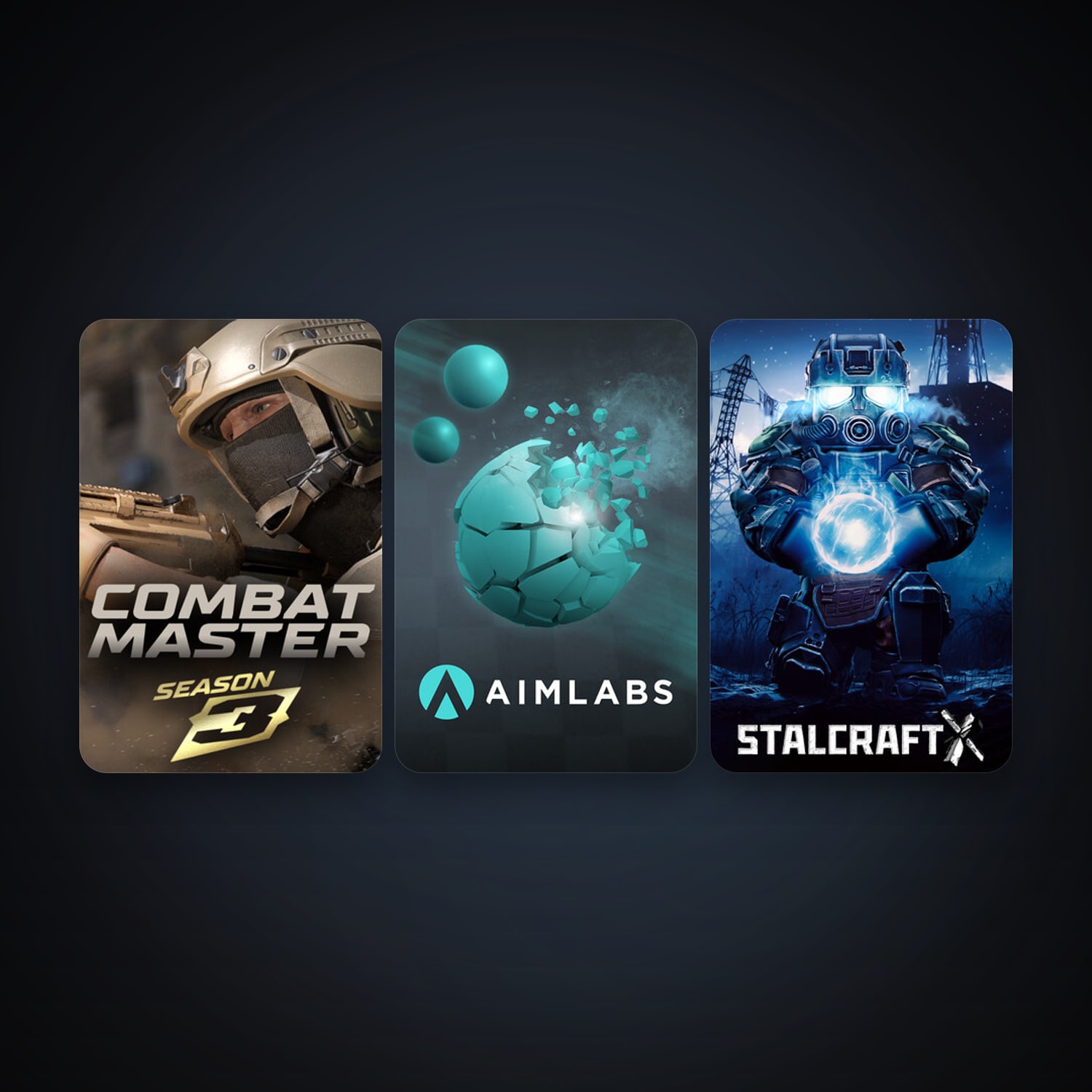 Aimlabs + STALZONE, 4 games, clean — HabibiAccounts
