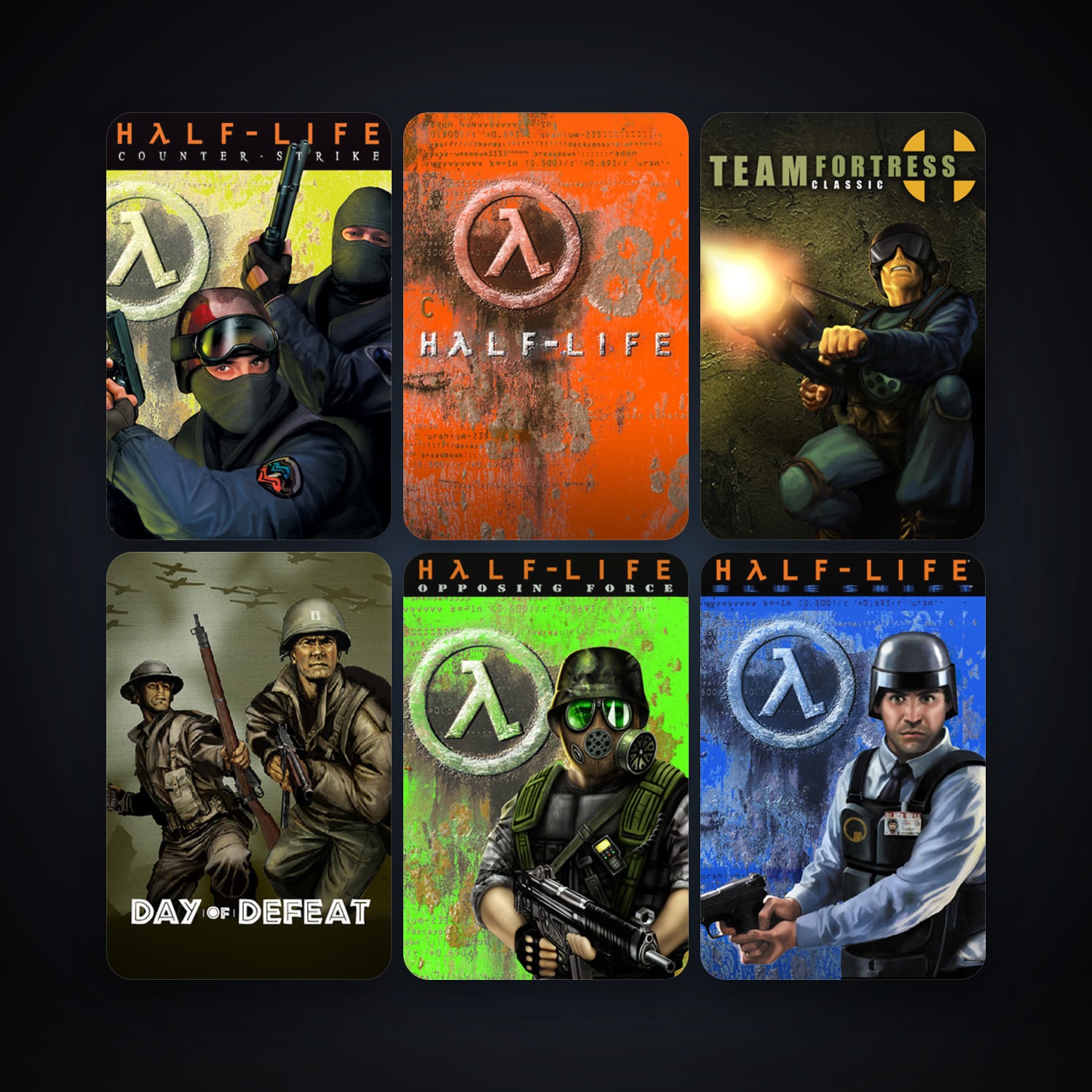 Counter-Strike + Team Fortress Classic, 8 games, clean — HabibiAccounts