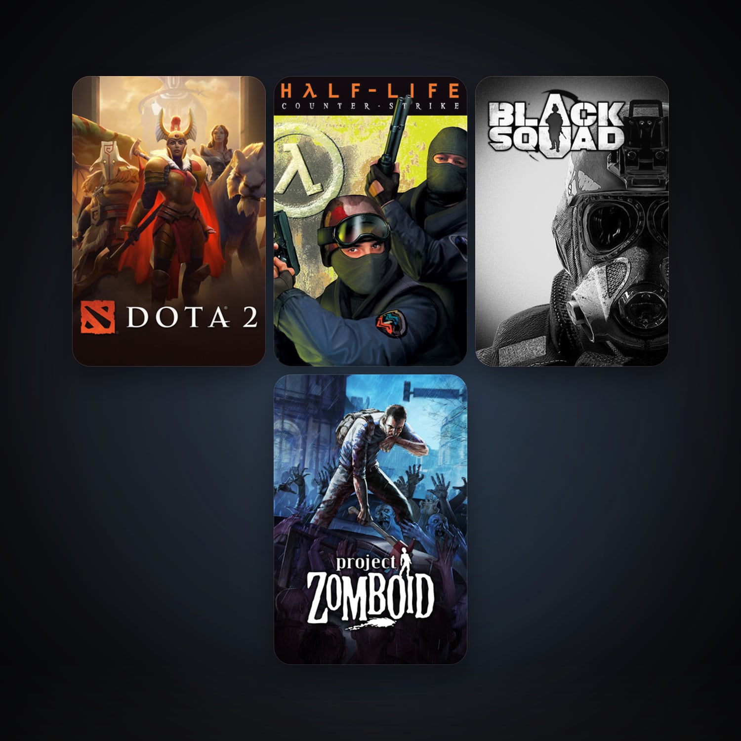 Counter-Strike + Dota 2, 14 games, clean — HabibiAccounts