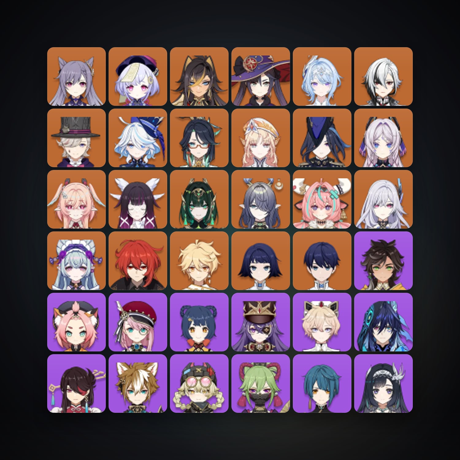 Genshin Impact | AR 60 | 74 Chars | 20× 5★ — Genshin / miHoYo Account — HabibiAccounts