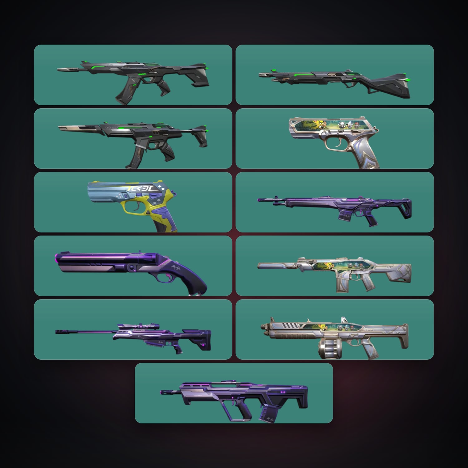 LA Silver 3 locker — 11 skins, lvl 55 — HabibiAccounts