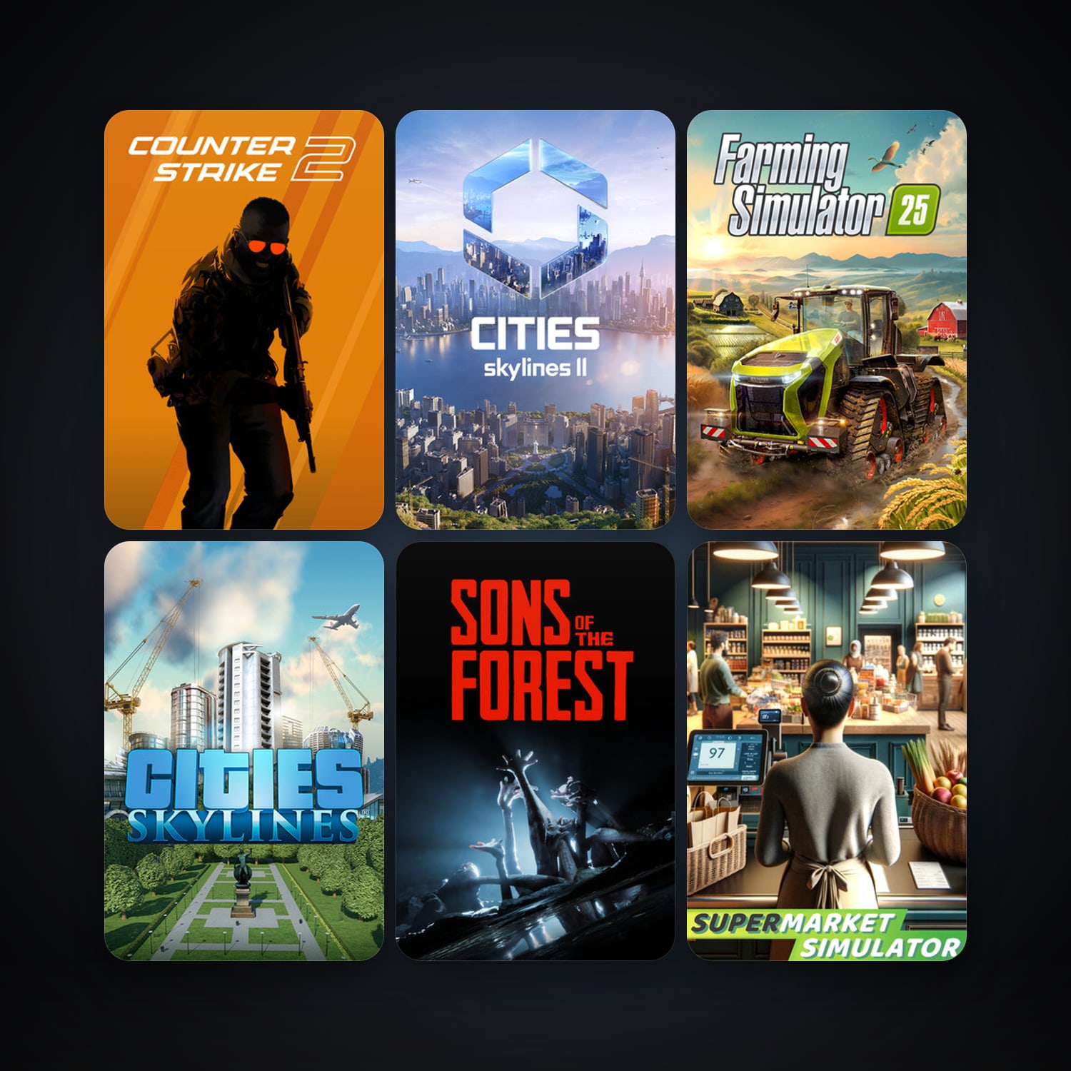 CS2 Prime + Sid Meier's Civilization V, 35 games, Steam 10, clean — HabibiAccounts