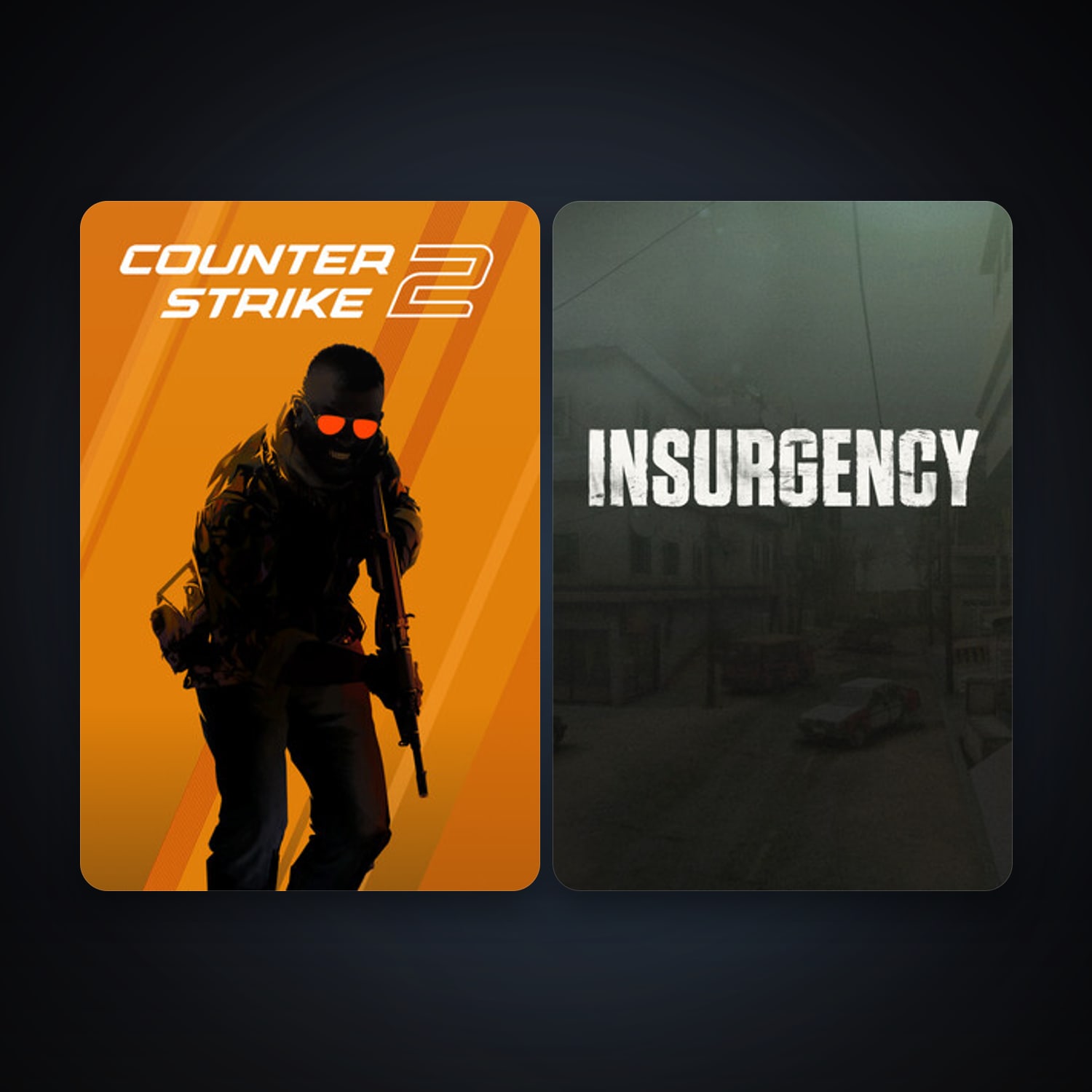 CS2 Prime + Insurgency, 2 games, clean — HabibiAccounts