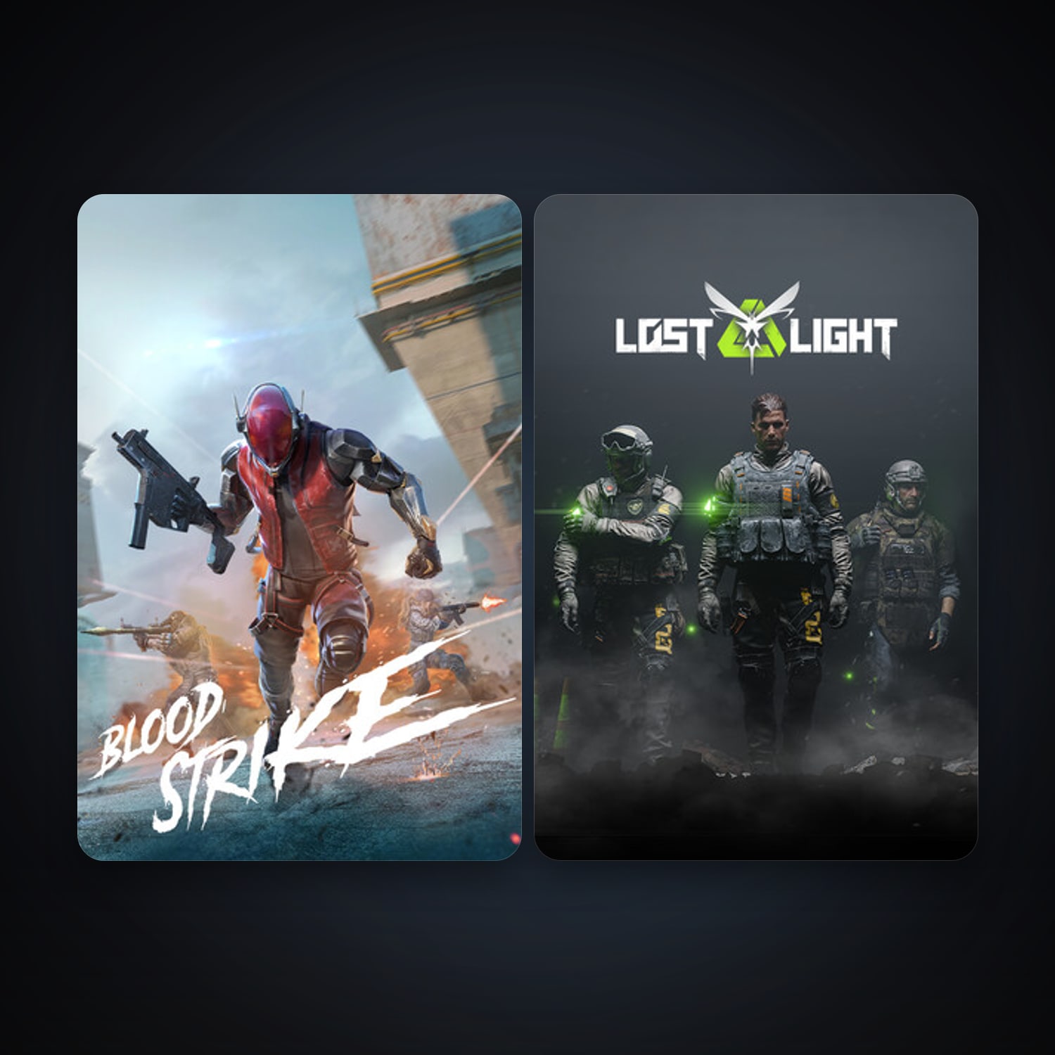 Lost Light + Blood Strike, 2 games, clean — HabibiAccounts